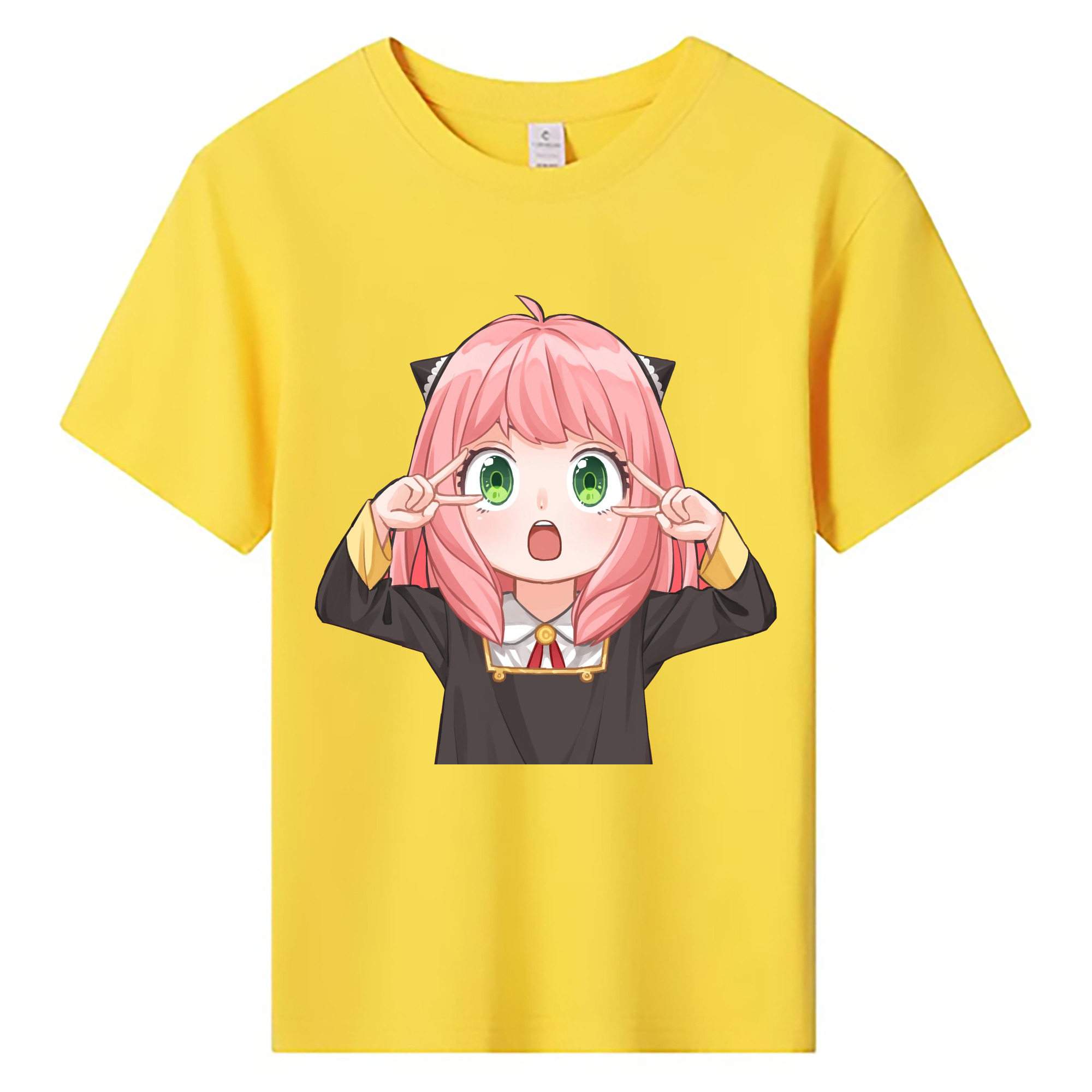 （画像用） SPY×FAMILY间谍家家酒 綿100％キッズTシャツ（フロントプリント）