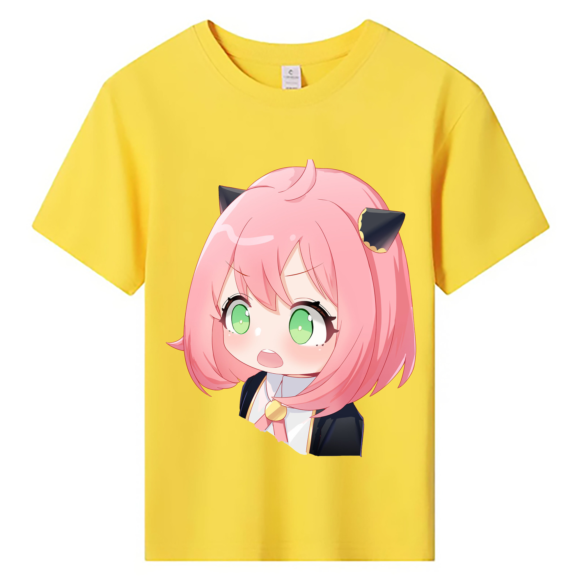 （画像用） SPY×FAMILY间谍家家酒 綿100％キッズTシャツ（フロントプリント）
