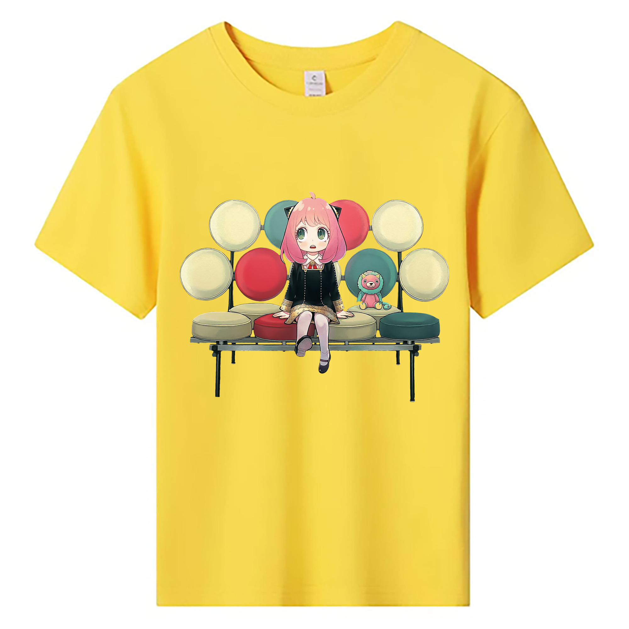 （画像用） SPY×FAMILY间谍家家酒 綿100％キッズTシャツ（フロントプリント）