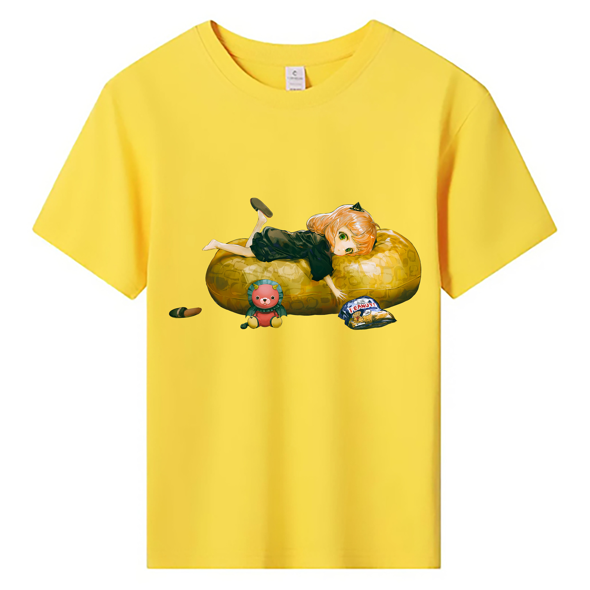 （画像用） SPY×FAMILY间谍家家酒 綿100％キッズTシャツ（フロントプリント）