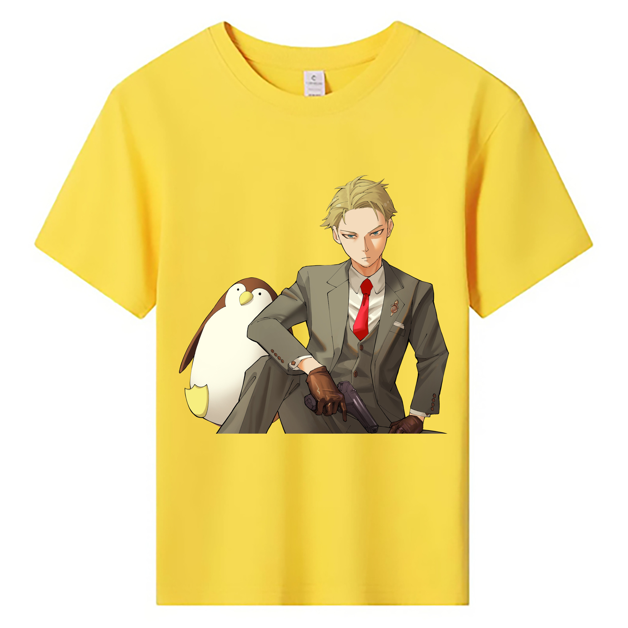 （画像用） SPY×FAMILY间谍家家酒 綿100％キッズTシャツ（フロントプリント）