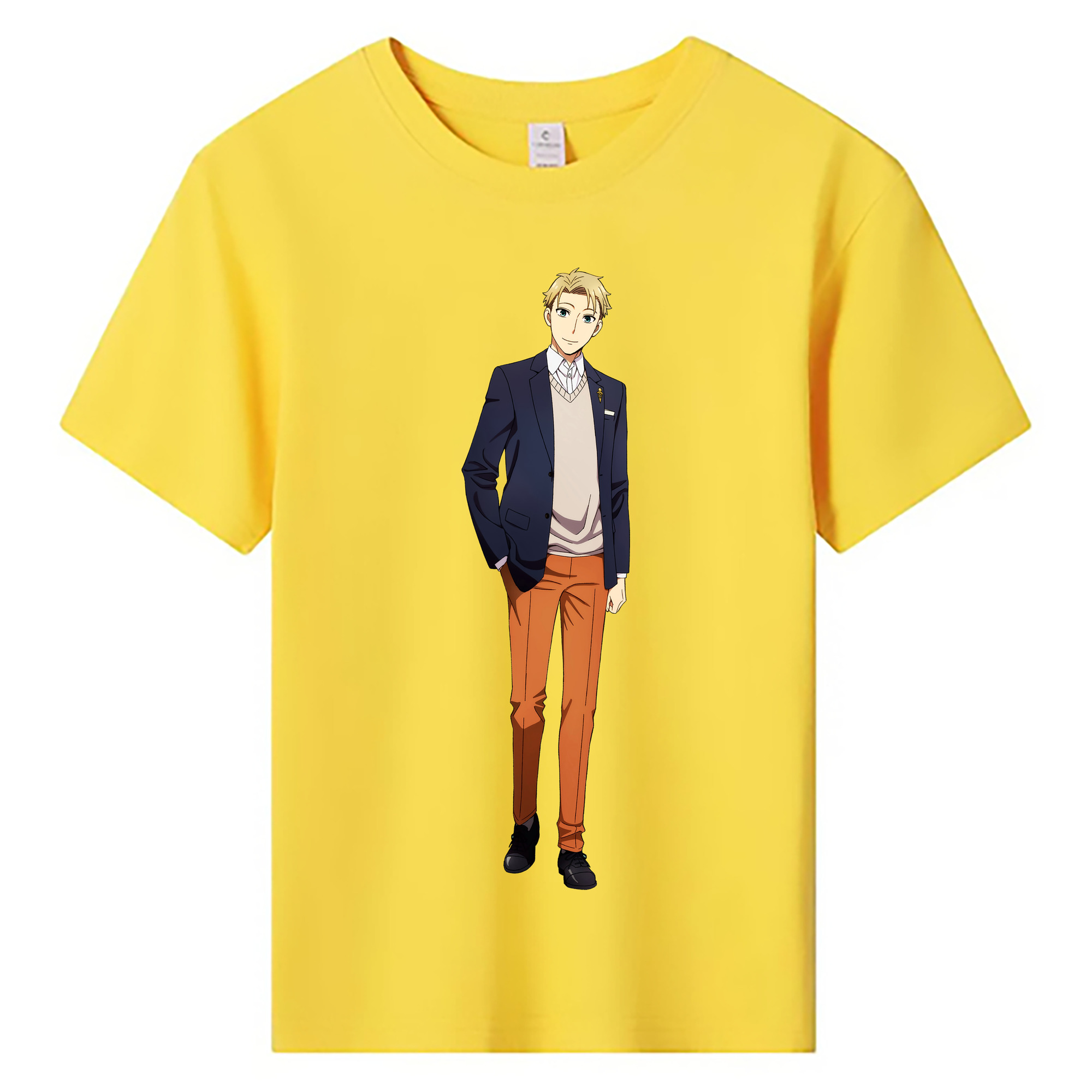 （画像用） SPY×FAMILY间谍家家酒 綿100％キッズTシャツ（フロントプリント）