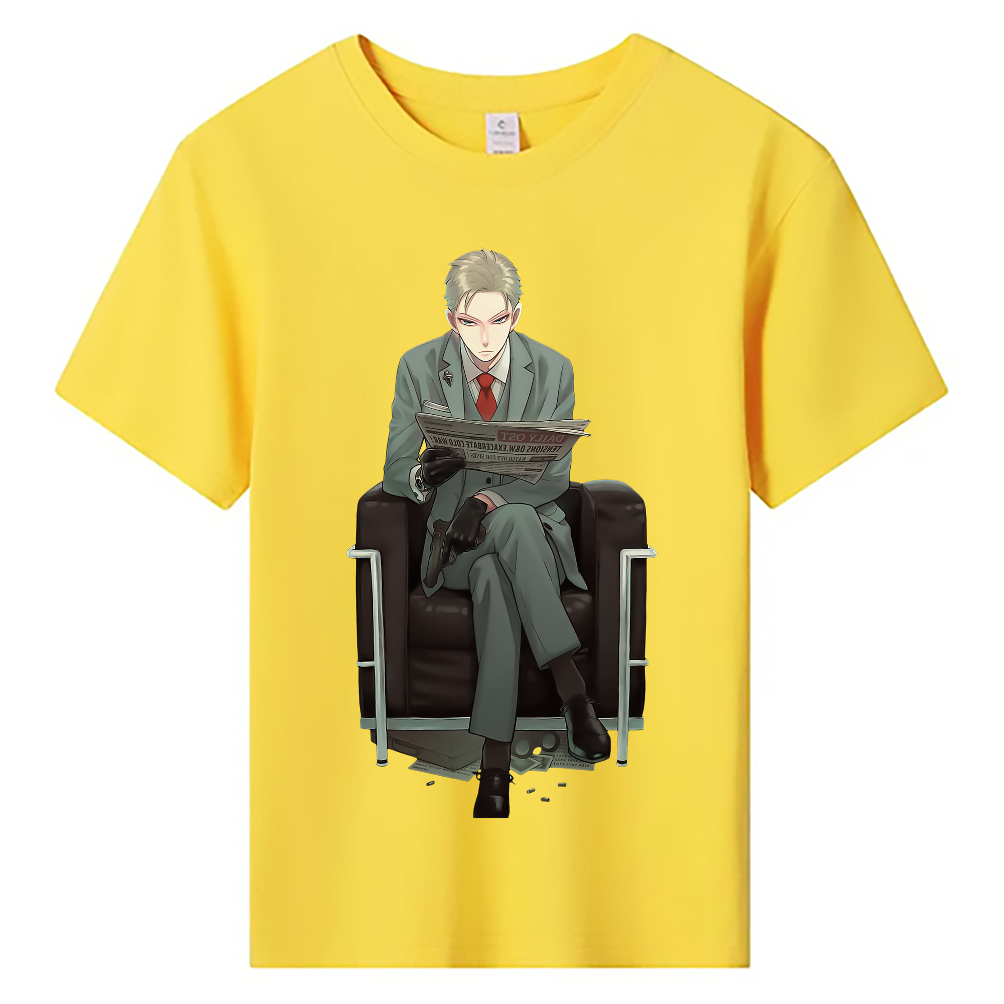（画像用） SPY×FAMILY间谍家家酒 綿100％キッズTシャツ（フロントプリント）