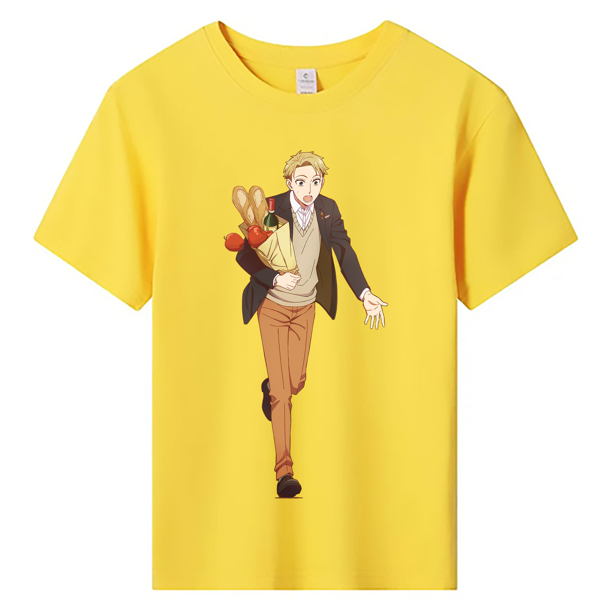 （画像用） SPY×FAMILY间谍家家酒 綿100％キッズTシャツ（フロントプリント）