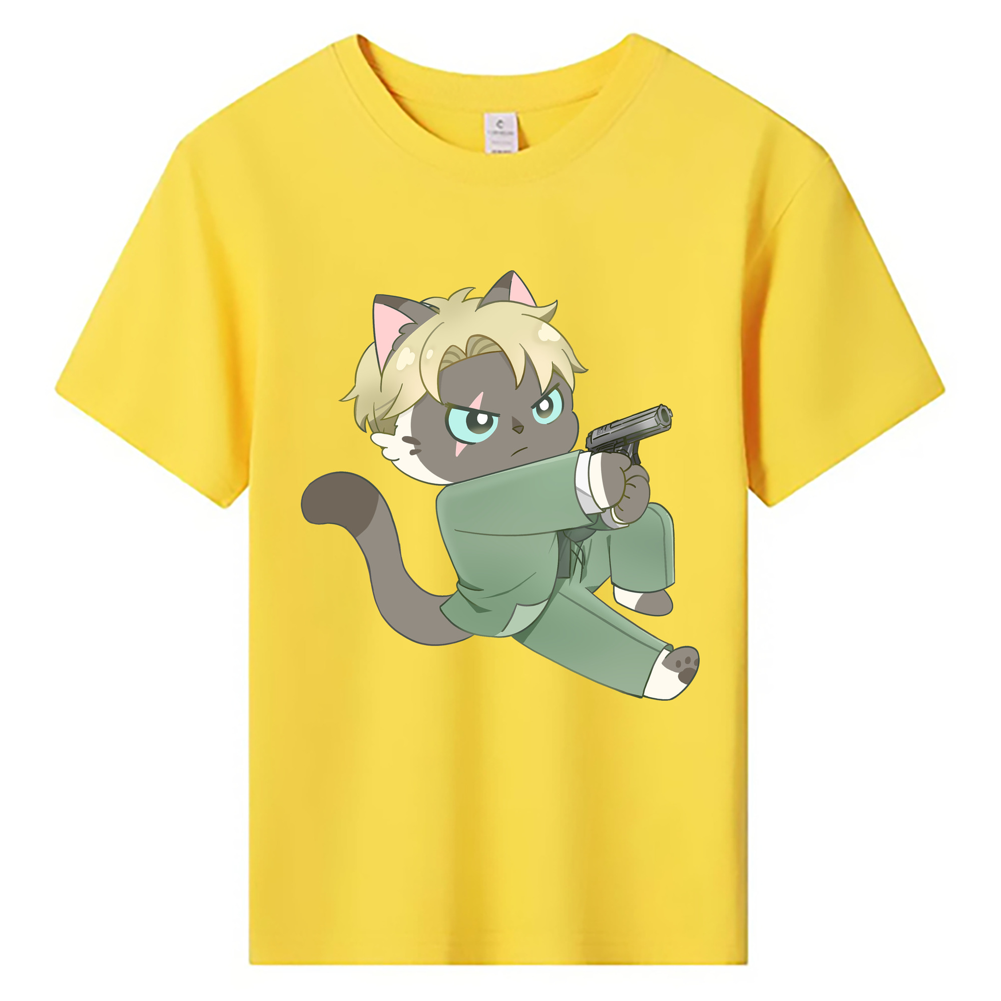 （画像用） SPY×FAMILY间谍家家酒 綿100％キッズTシャツ（フロントプリント）