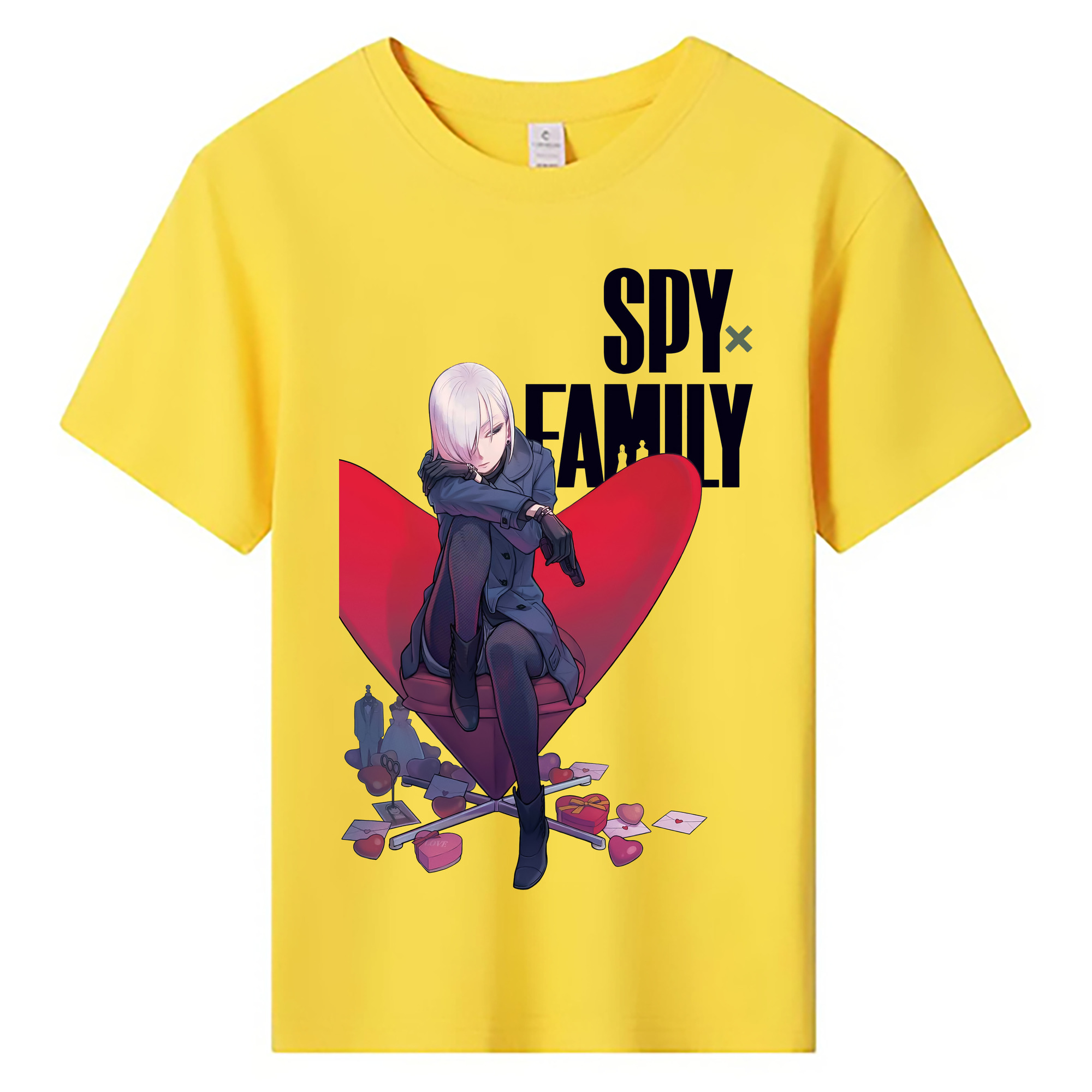 （画像用） SPY×FAMILY间谍家家酒 綿100％キッズTシャツ（フロントプリント）