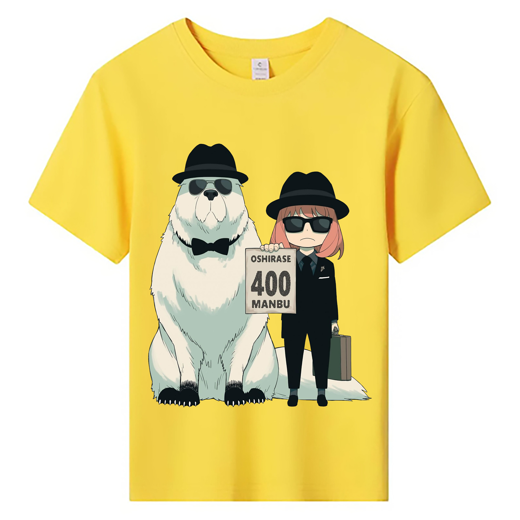 （画像用） SPY×FAMILY间谍家家酒 綿100％キッズTシャツ（フロントプリント）
