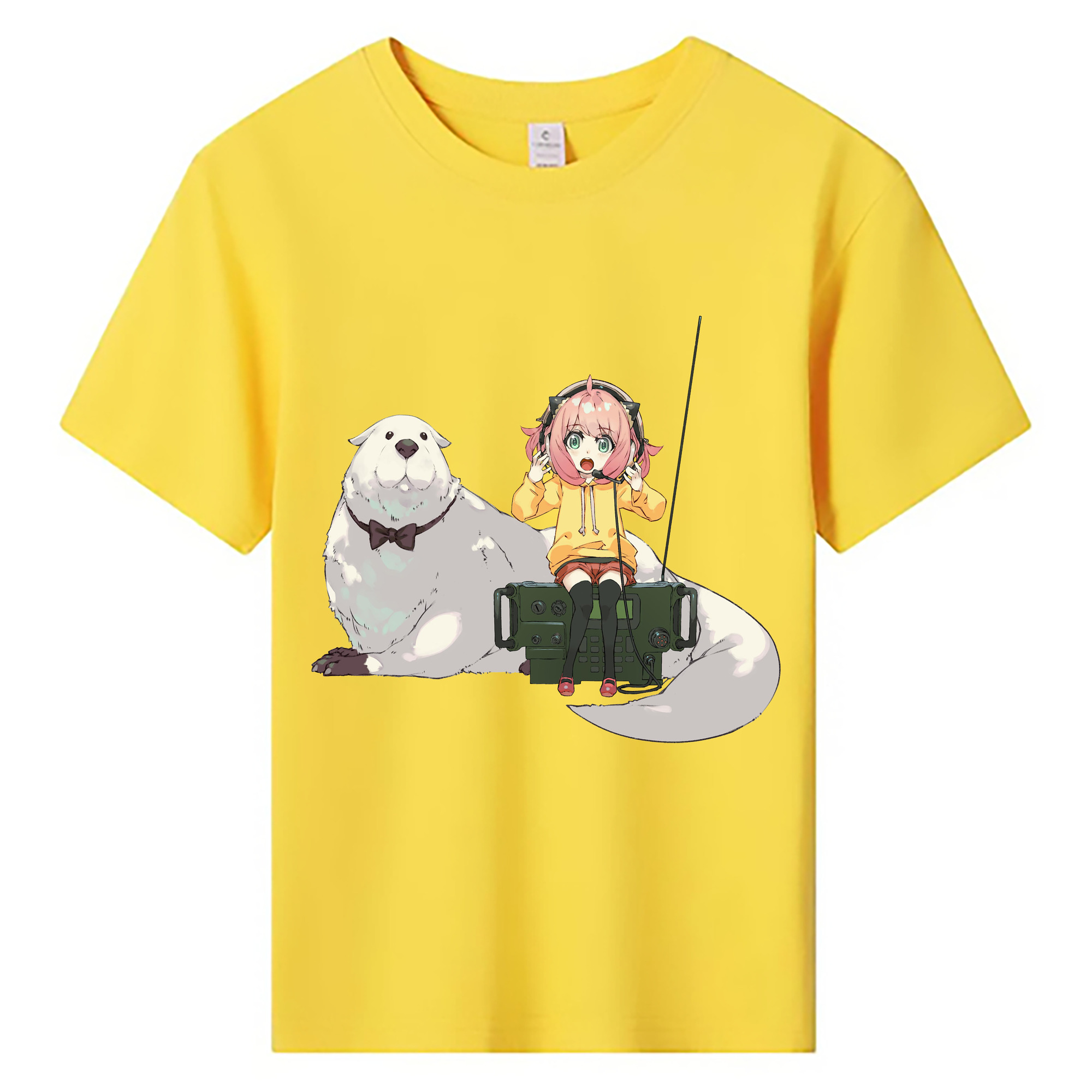 （画像用） SPY×FAMILY间谍家家酒 綿100％キッズTシャツ（フロントプリント）