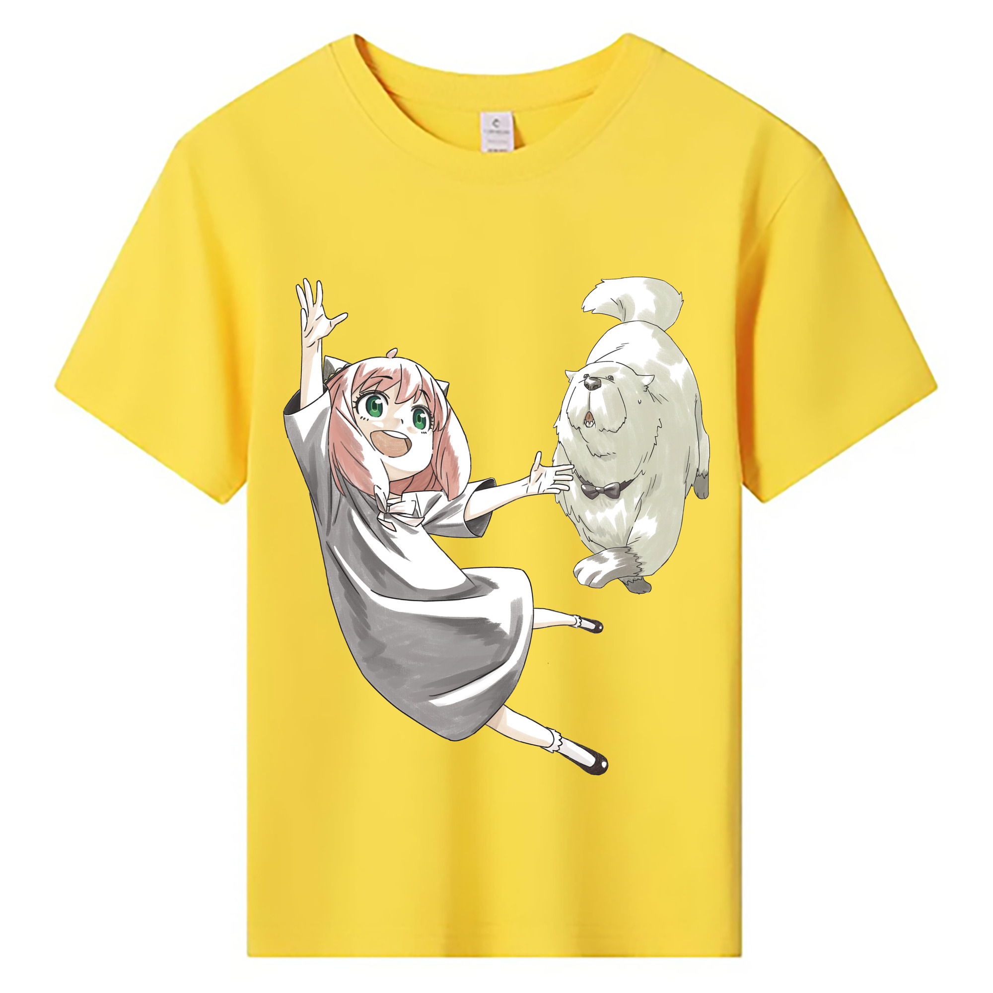 （画像用） SPY×FAMILY间谍家家酒 綿100％キッズTシャツ（フロントプリント）