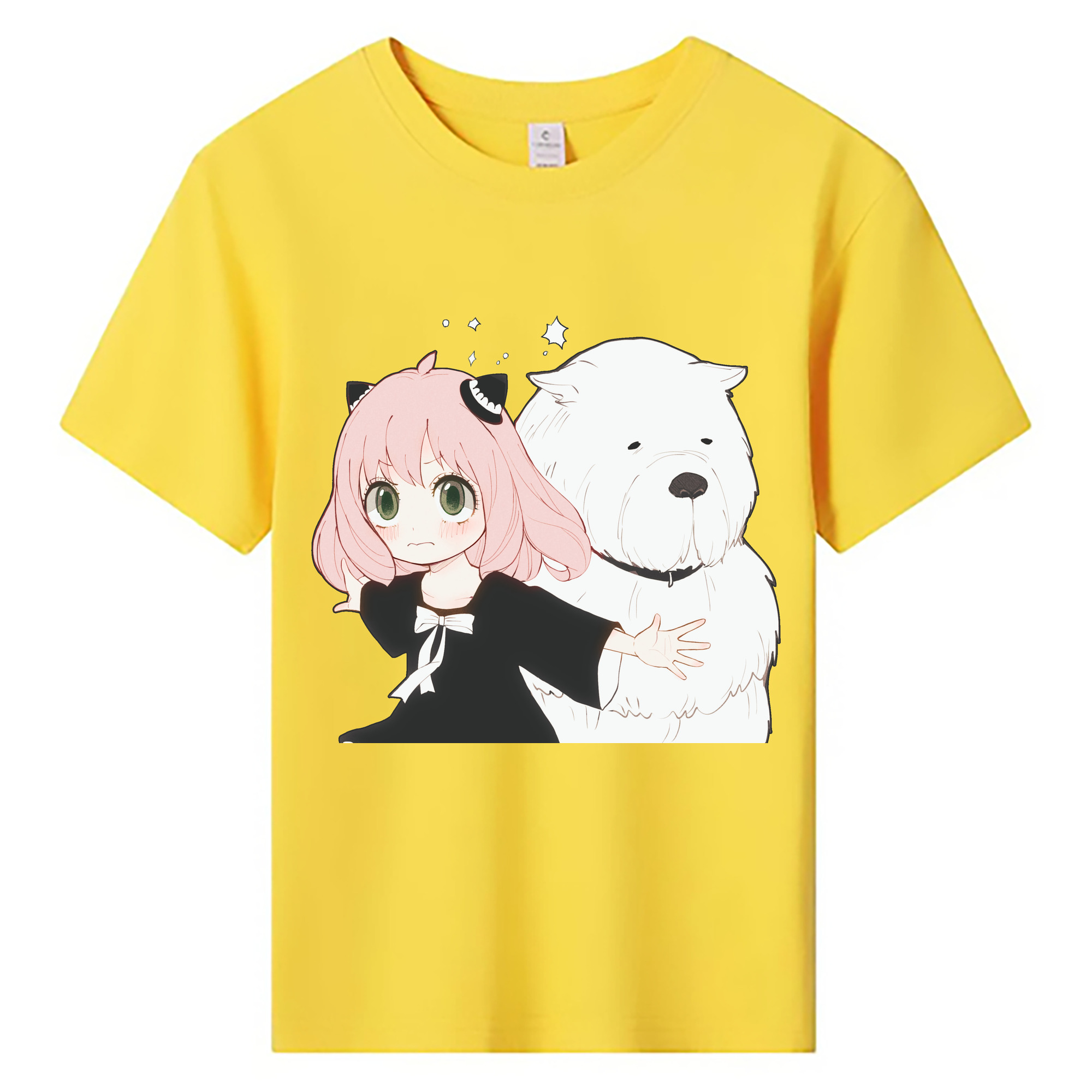 （画像用） SPY×FAMILY间谍家家酒 綿100％キッズTシャツ（フロントプリント）