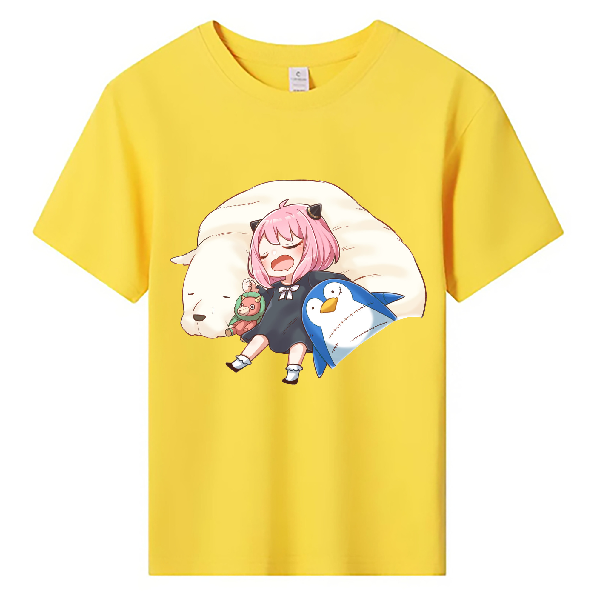 （画像用） SPY×FAMILY间谍家家酒 綿100％キッズTシャツ（フロントプリント）
