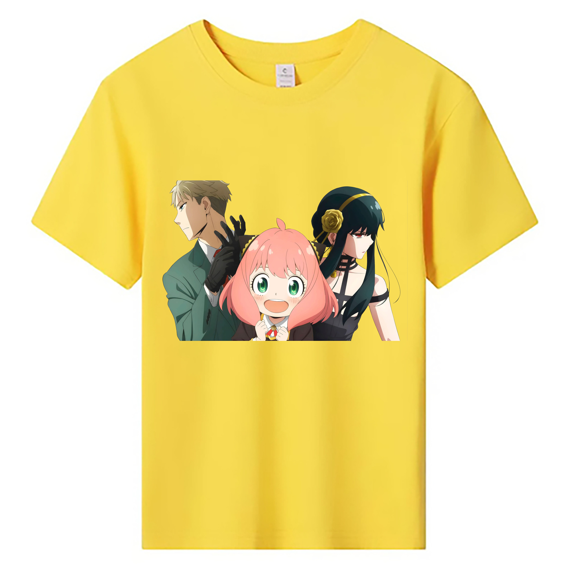 （画像用） SPY×FAMILY间谍家家酒 綿100％キッズTシャツ（フロントプリント）