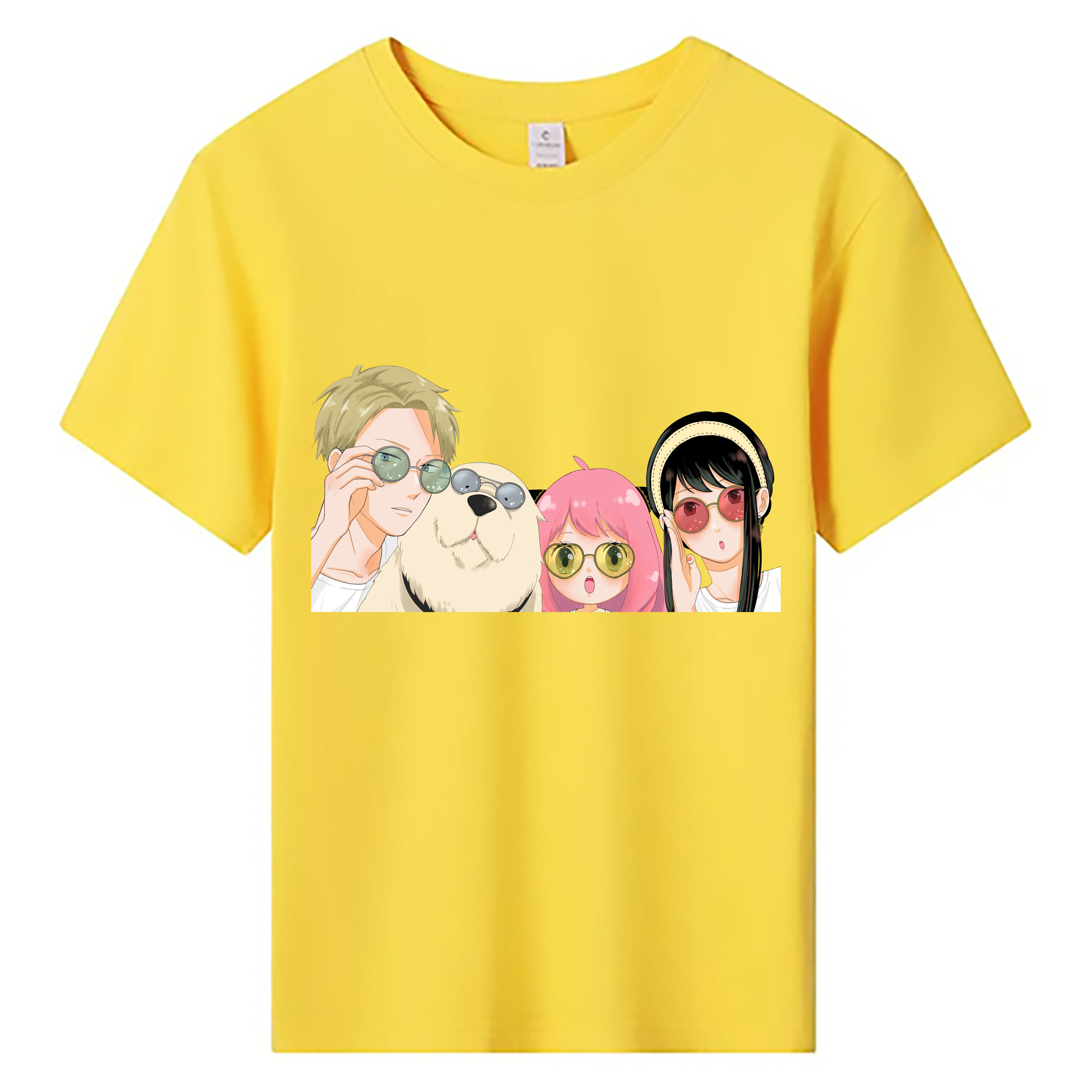 （画像用） SPY×FAMILY间谍家家酒 綿100％キッズTシャツ（フロントプリント）
