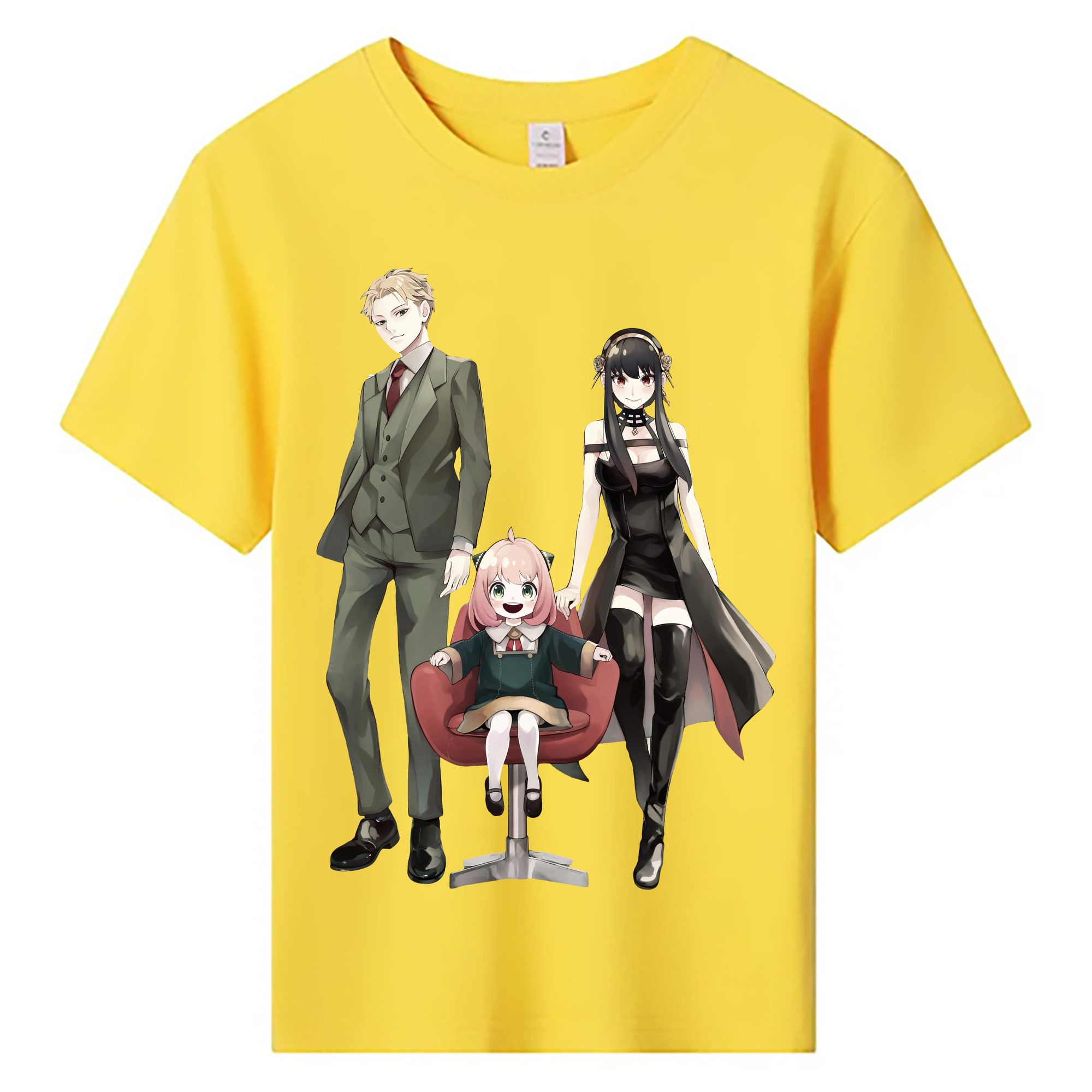 （画像用） SPY×FAMILY间谍家家酒 綿100％キッズTシャツ（フロントプリント）