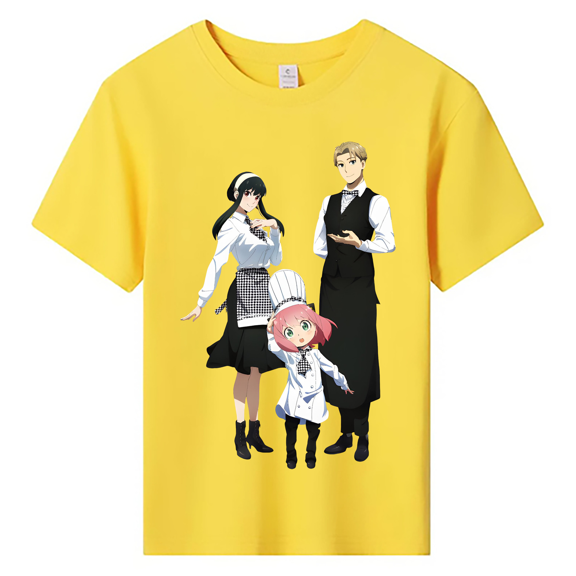 （画像用） SPY×FAMILY间谍家家酒 綿100％キッズTシャツ（フロントプリント）