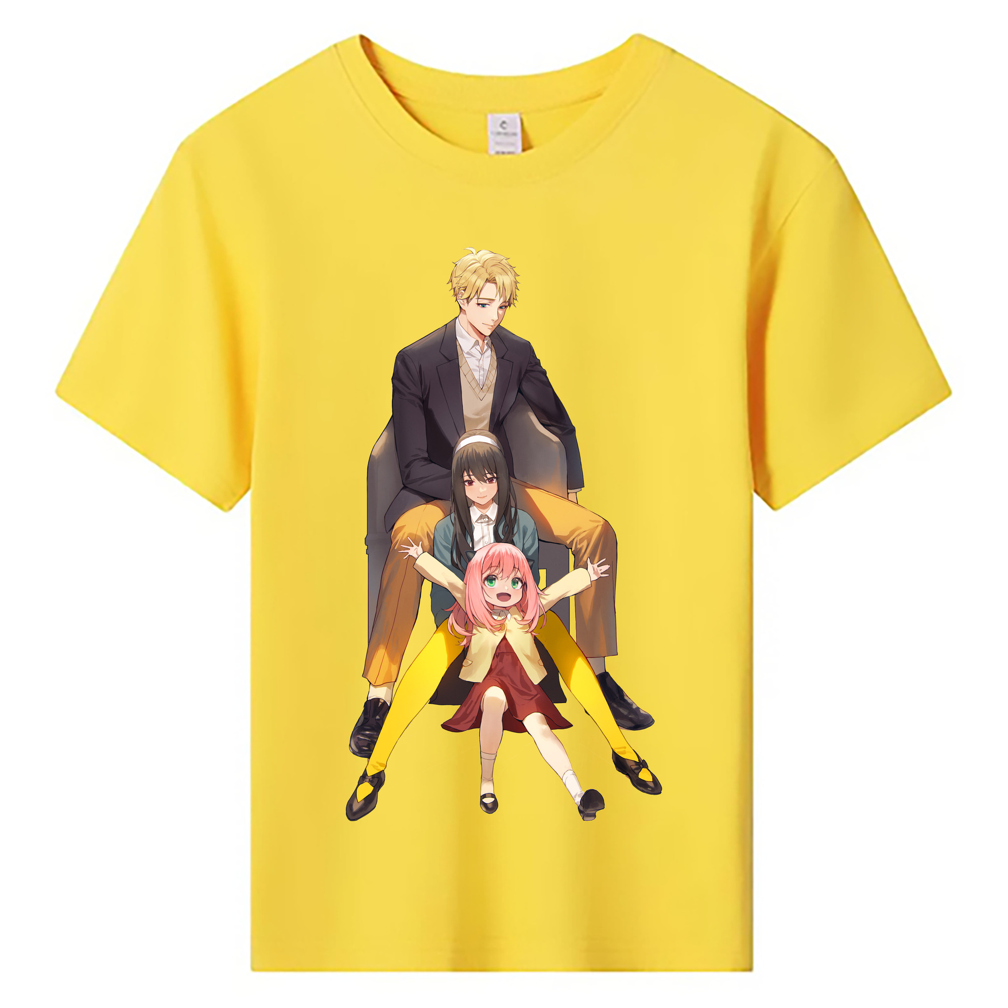 （画像用） SPY×FAMILY间谍家家酒 綿100％キッズTシャツ（フロントプリント）