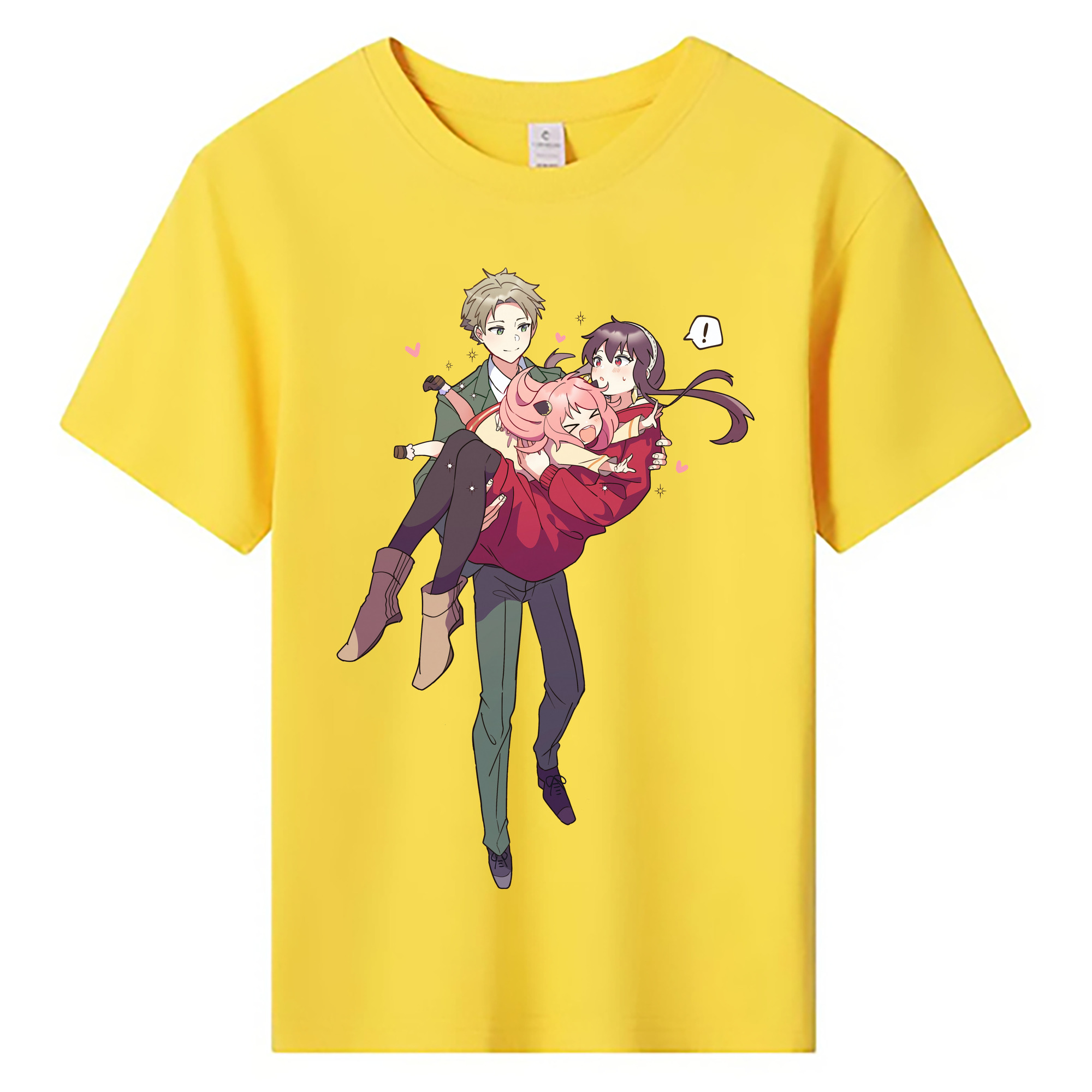 （画像用） SPY×FAMILY间谍家家酒 綿100％キッズTシャツ（フロントプリント）