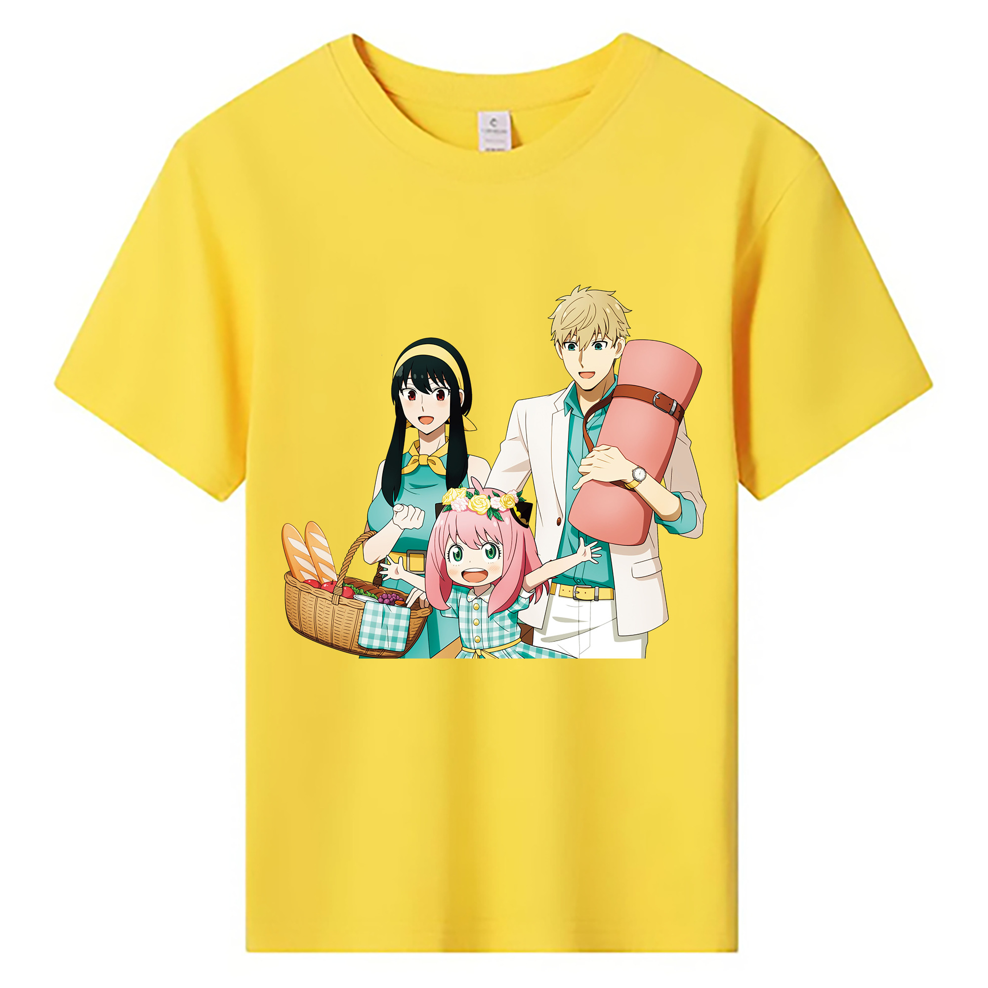 （画像用） SPY×FAMILY间谍家家酒 綿100％キッズTシャツ（フロントプリント）
