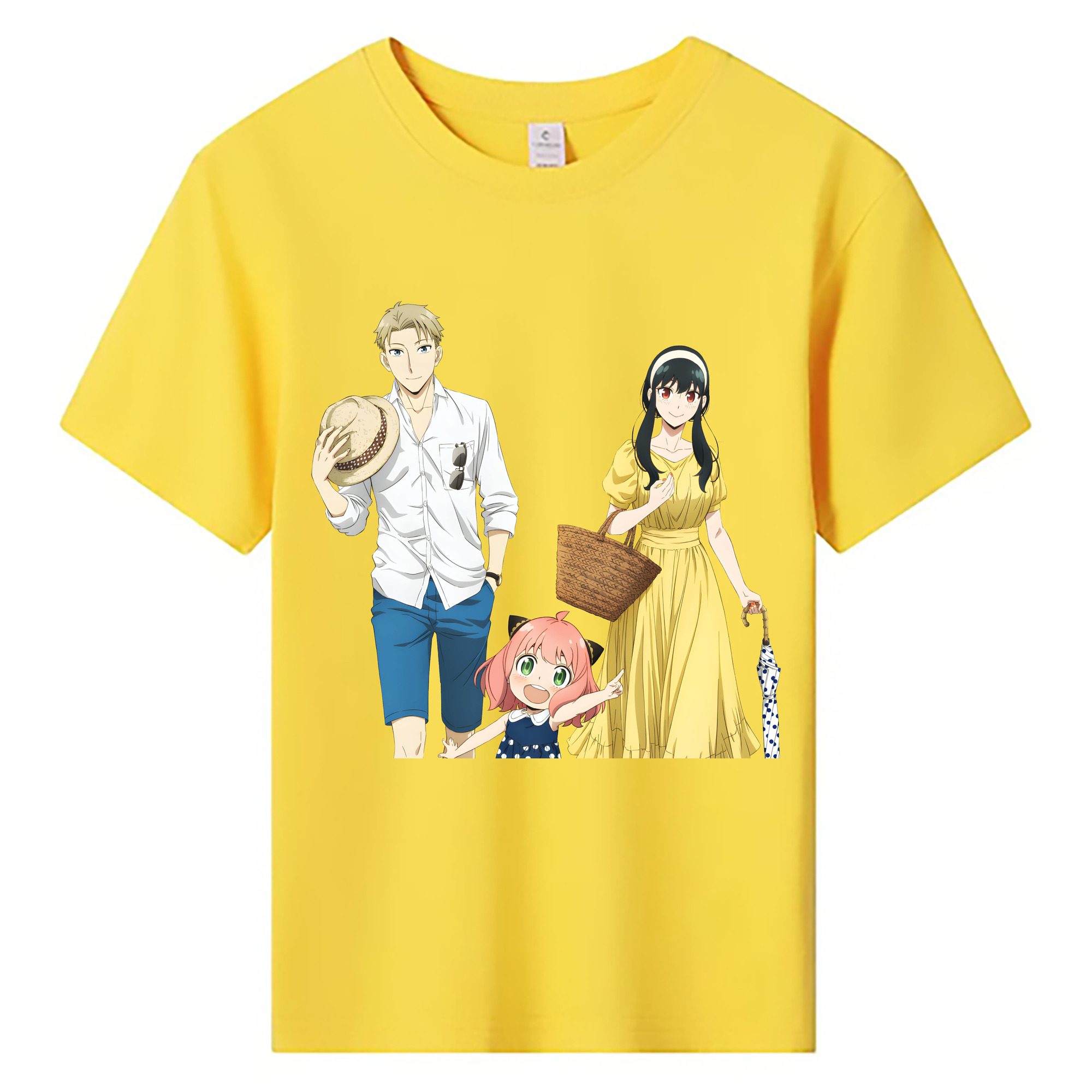 （画像用） SPY×FAMILY间谍家家酒 綿100％キッズTシャツ（フロントプリント）