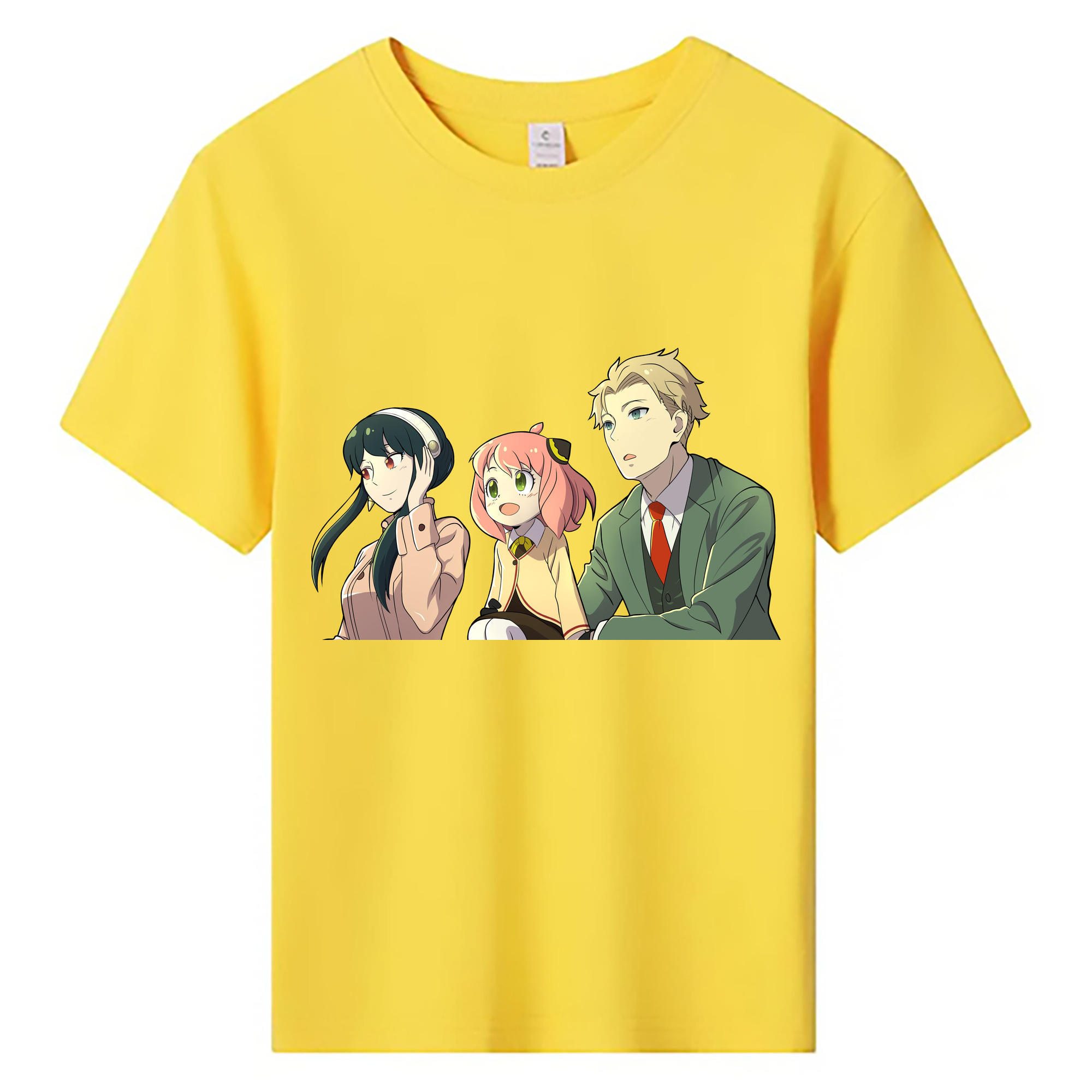 （画像用） SPY×FAMILY间谍家家酒 綿100％キッズTシャツ（フロントプリント）