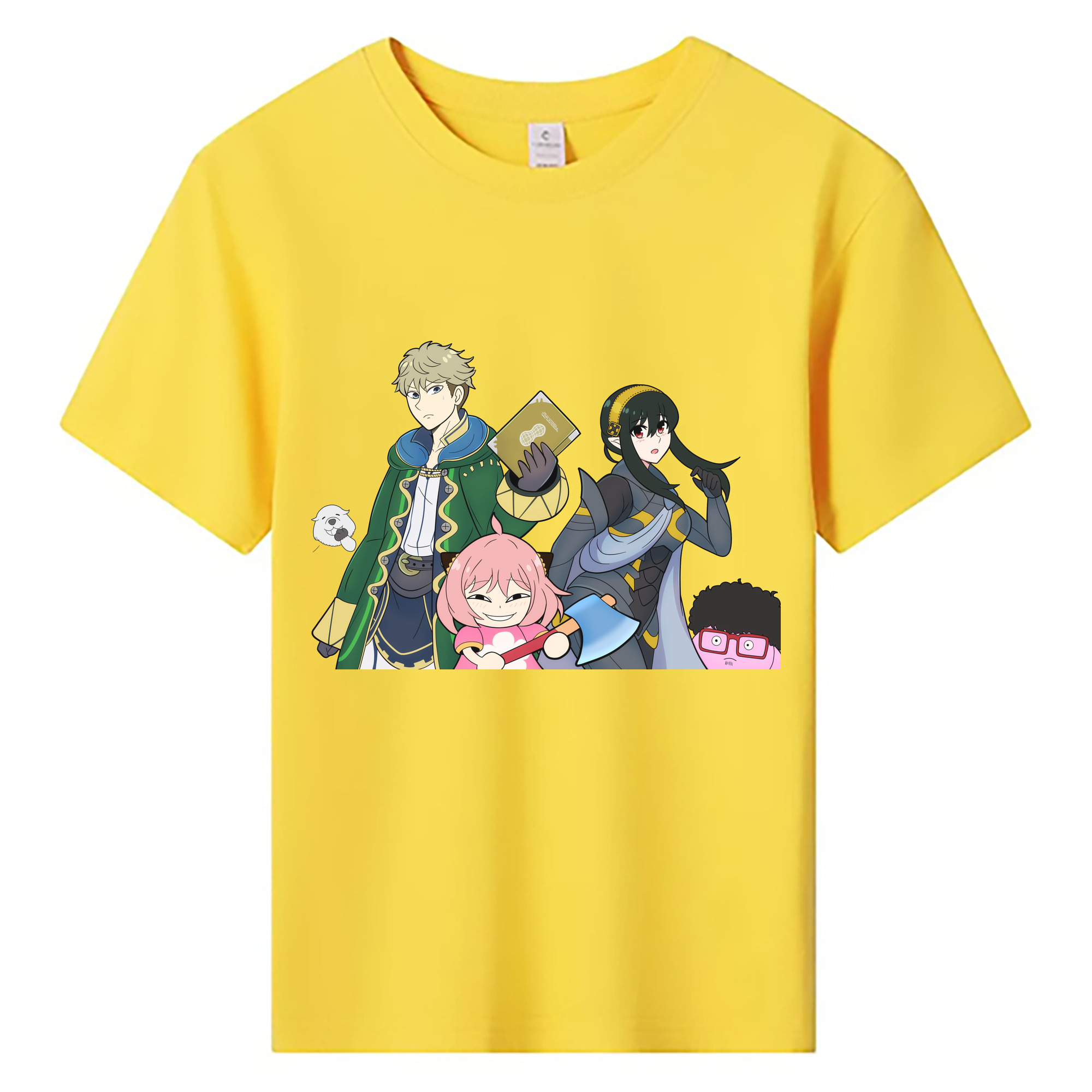 （画像用） SPY×FAMILY间谍家家酒 綿100％キッズTシャツ（フロントプリント）
