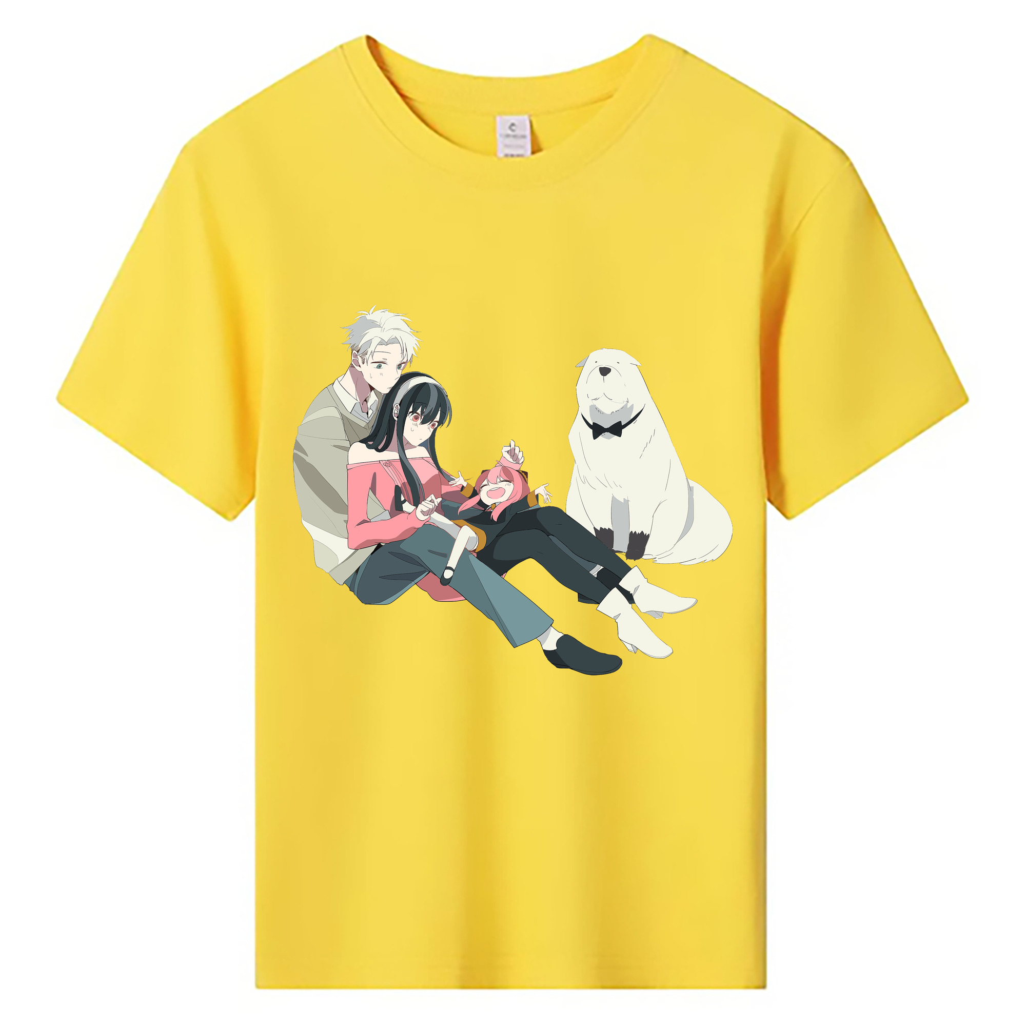 （画像用） SPY×FAMILY间谍家家酒 綿100％キッズTシャツ（フロントプリント）