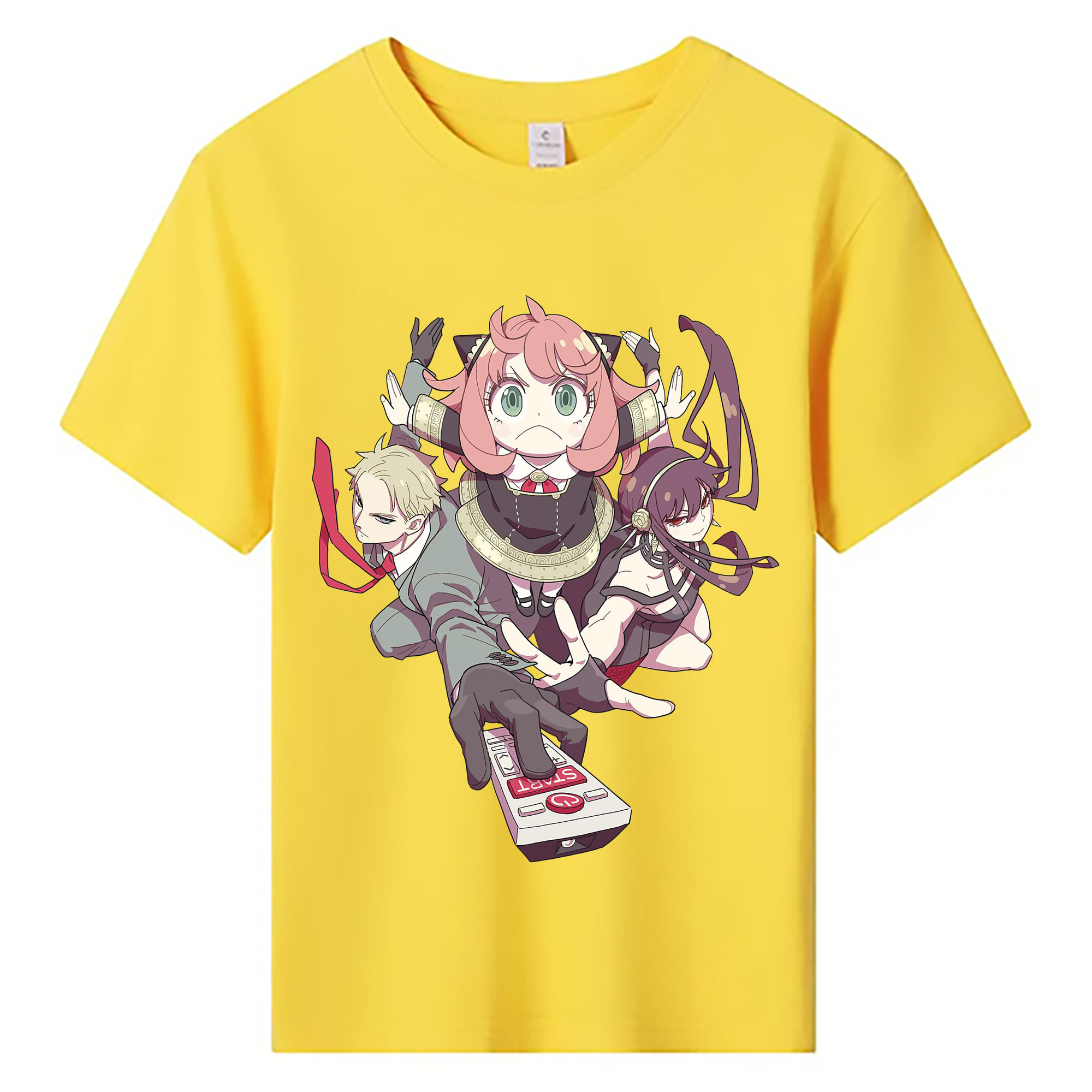 （画像用） SPY×FAMILY间谍家家酒 綿100％キッズTシャツ（フロントプリント）