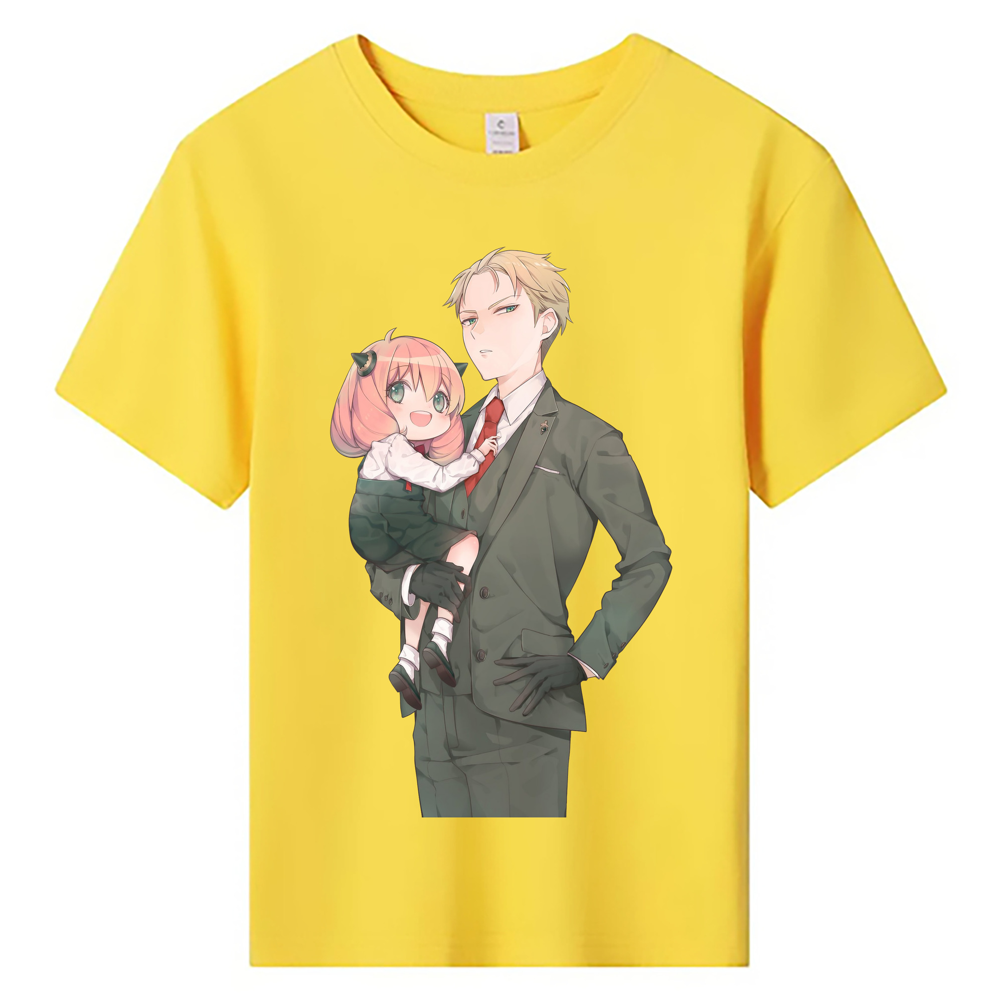 （画像用） SPY×FAMILY间谍家家酒 綿100％キッズTシャツ（フロントプリント）