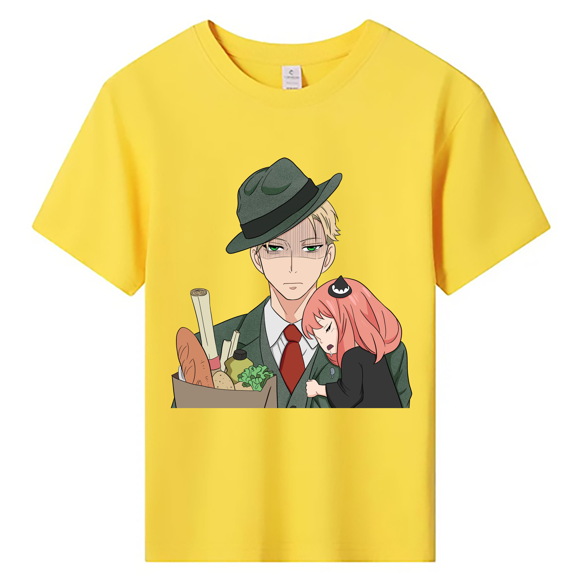 （画像用） SPY×FAMILY间谍家家酒 綿100％キッズTシャツ（フロントプリント）