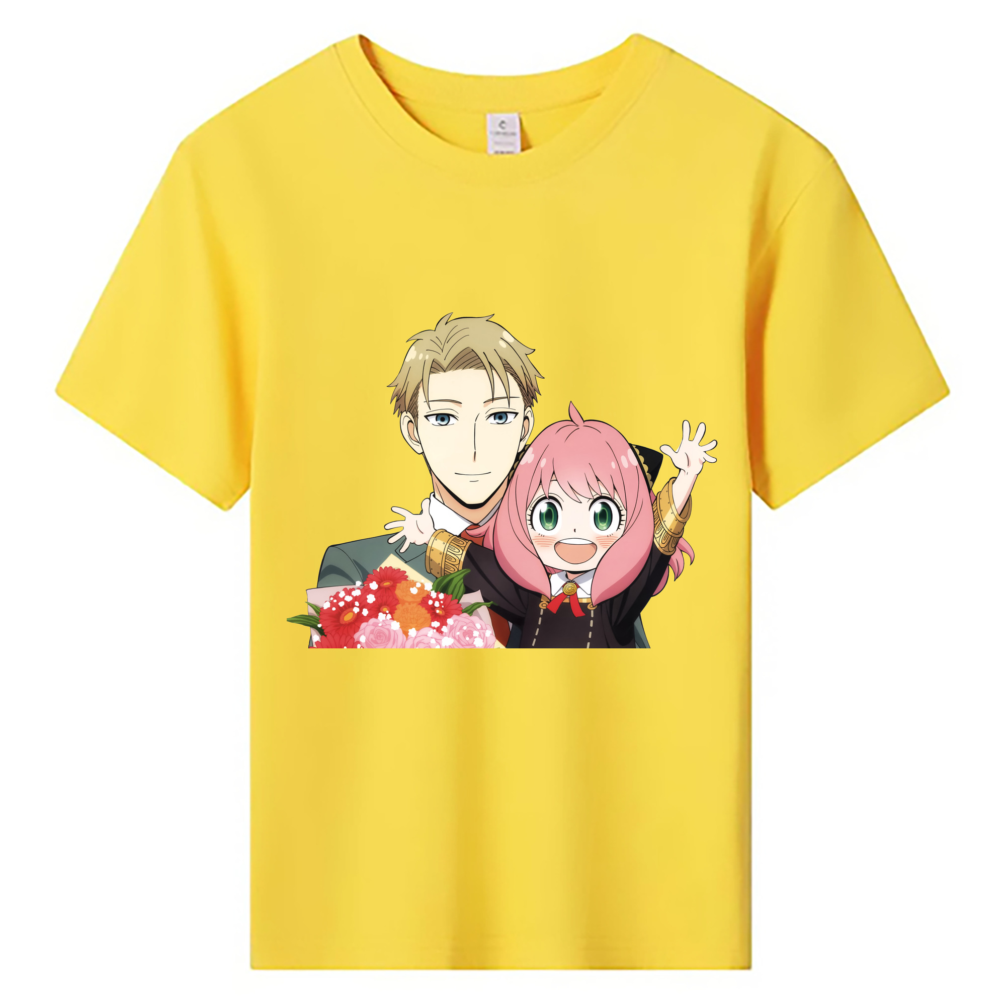 （画像用） SPY×FAMILY间谍家家酒 綿100％キッズTシャツ（フロントプリント）