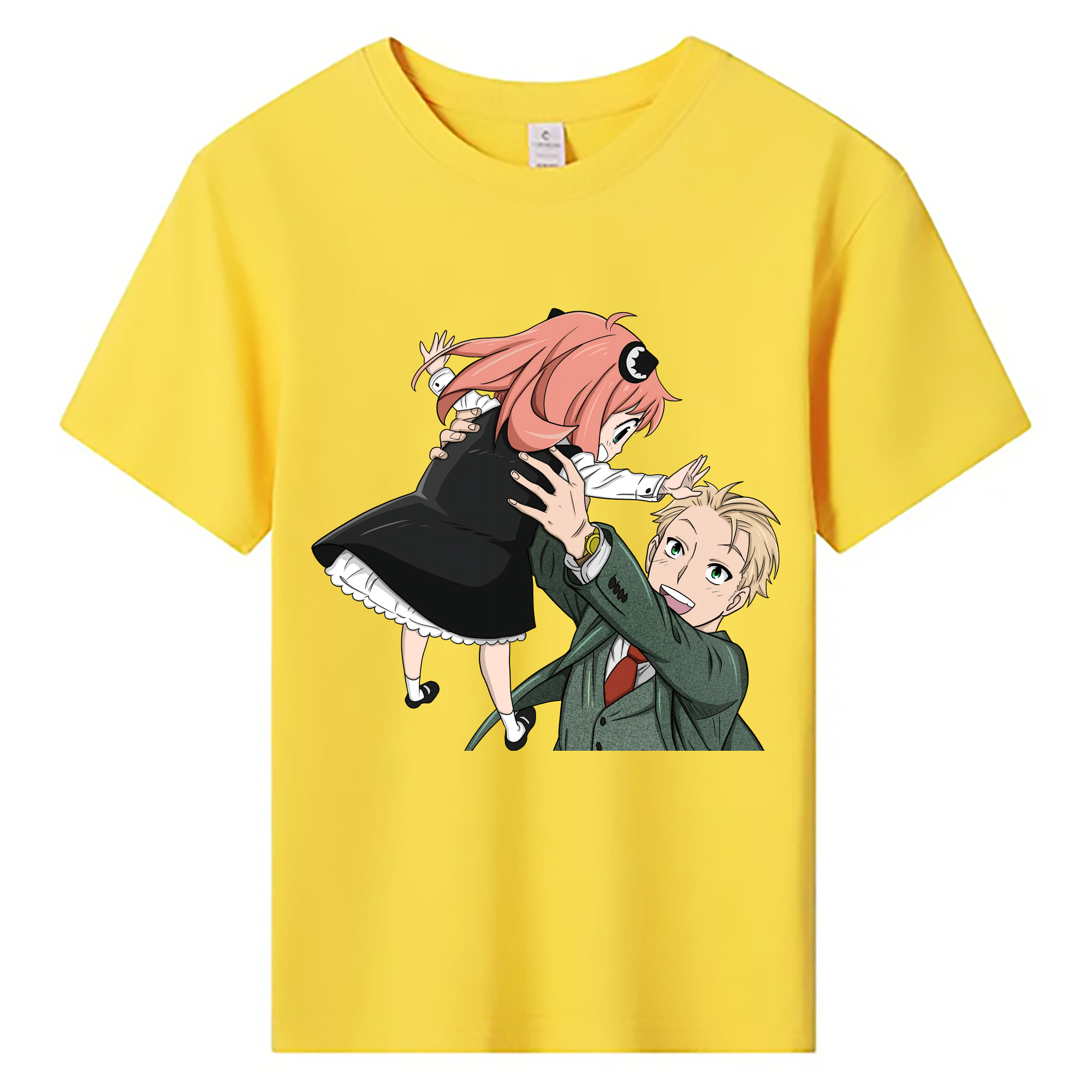 （画像用） SPY×FAMILY间谍家家酒 綿100％キッズTシャツ（フロントプリント）