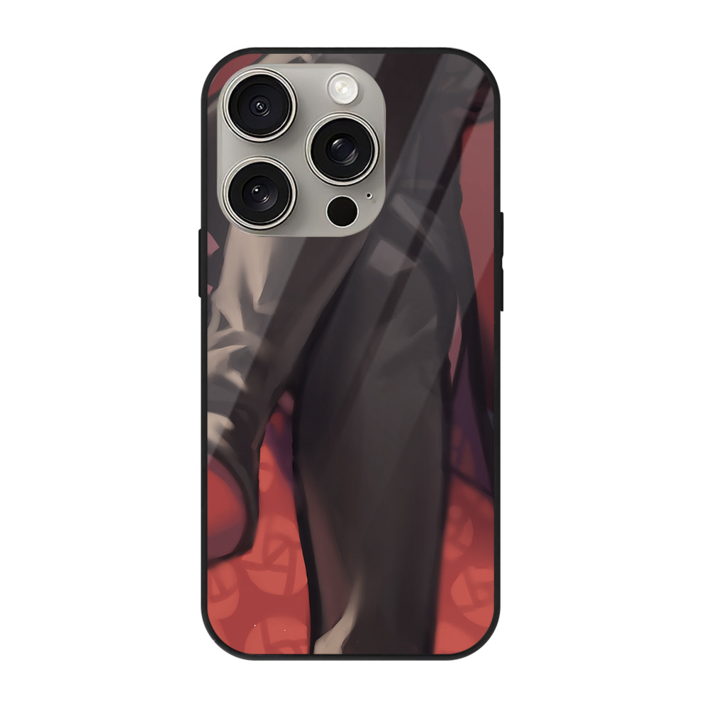 （画像用） SPY×FAMILY间谍家家酒 【iPhone15Pro対応】スマホケース 耐衝撃＆黄変防止 背面ガラス
