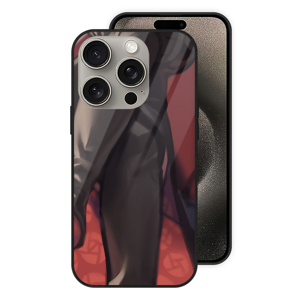 （画像用） SPY×FAMILY间谍家家酒 【iPhone15Pro対応】スマホケース 耐衝撃＆黄変防止 背面ガラス