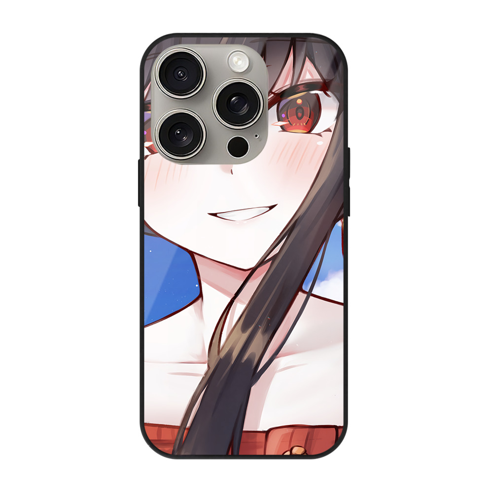 （画像用） SPY×FAMILY间谍家家酒 【iPhone15Pro対応】スマホケース 耐衝撃＆黄変防止 背面ガラス