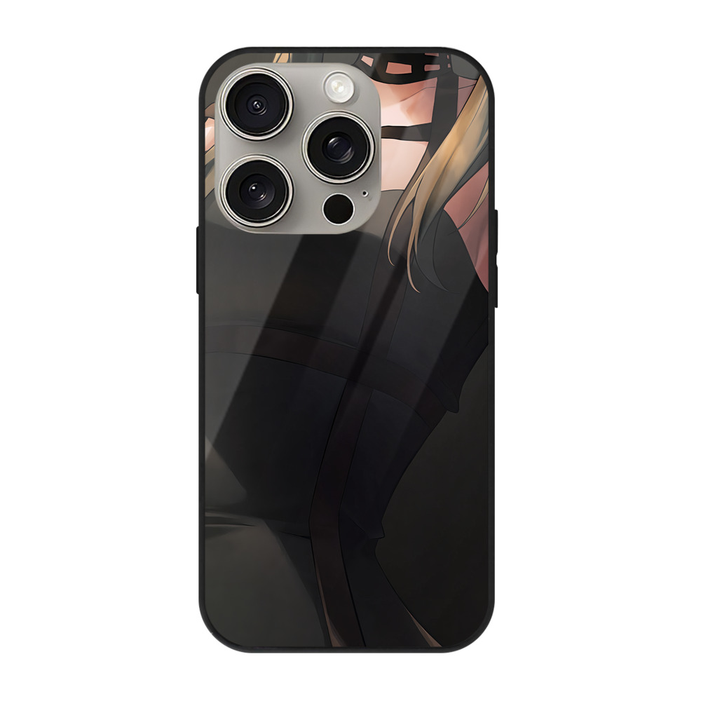 （画像用） SPY×FAMILY间谍家家酒 【iPhone15Pro対応】スマホケース 耐衝撃＆黄変防止 背面ガラス