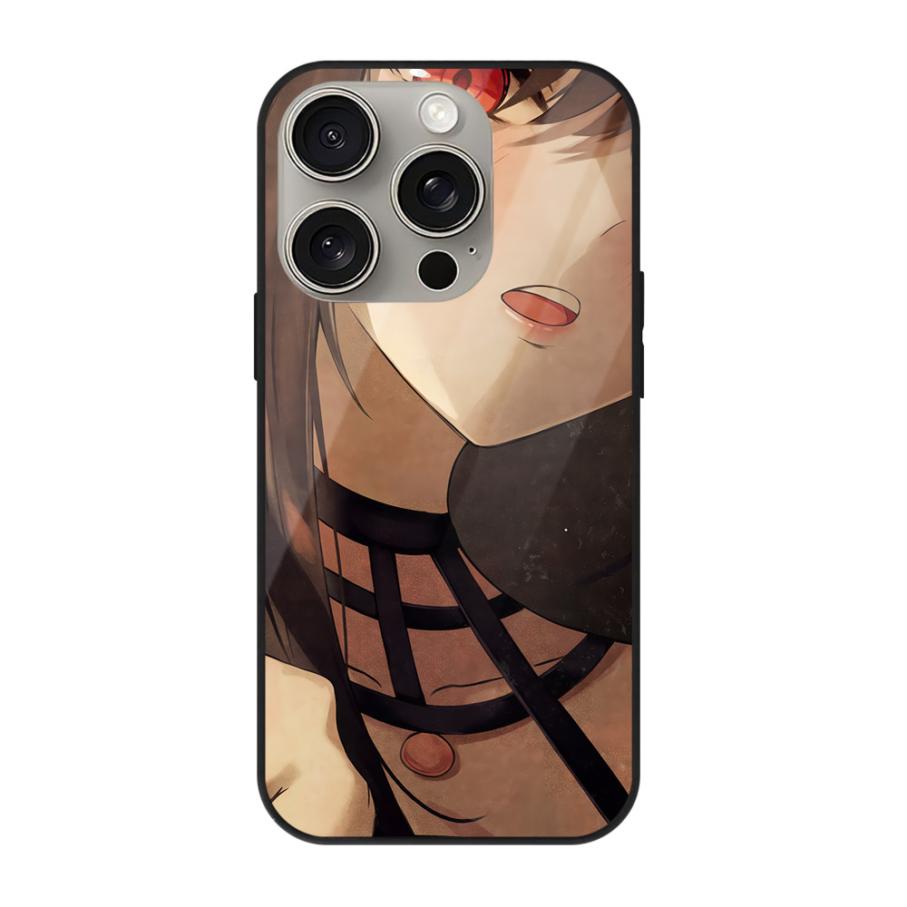 （画像用） SPY×FAMILY间谍家家酒 【iPhone15Pro対応】スマホケース 耐衝撃＆黄変防止 背面ガラス