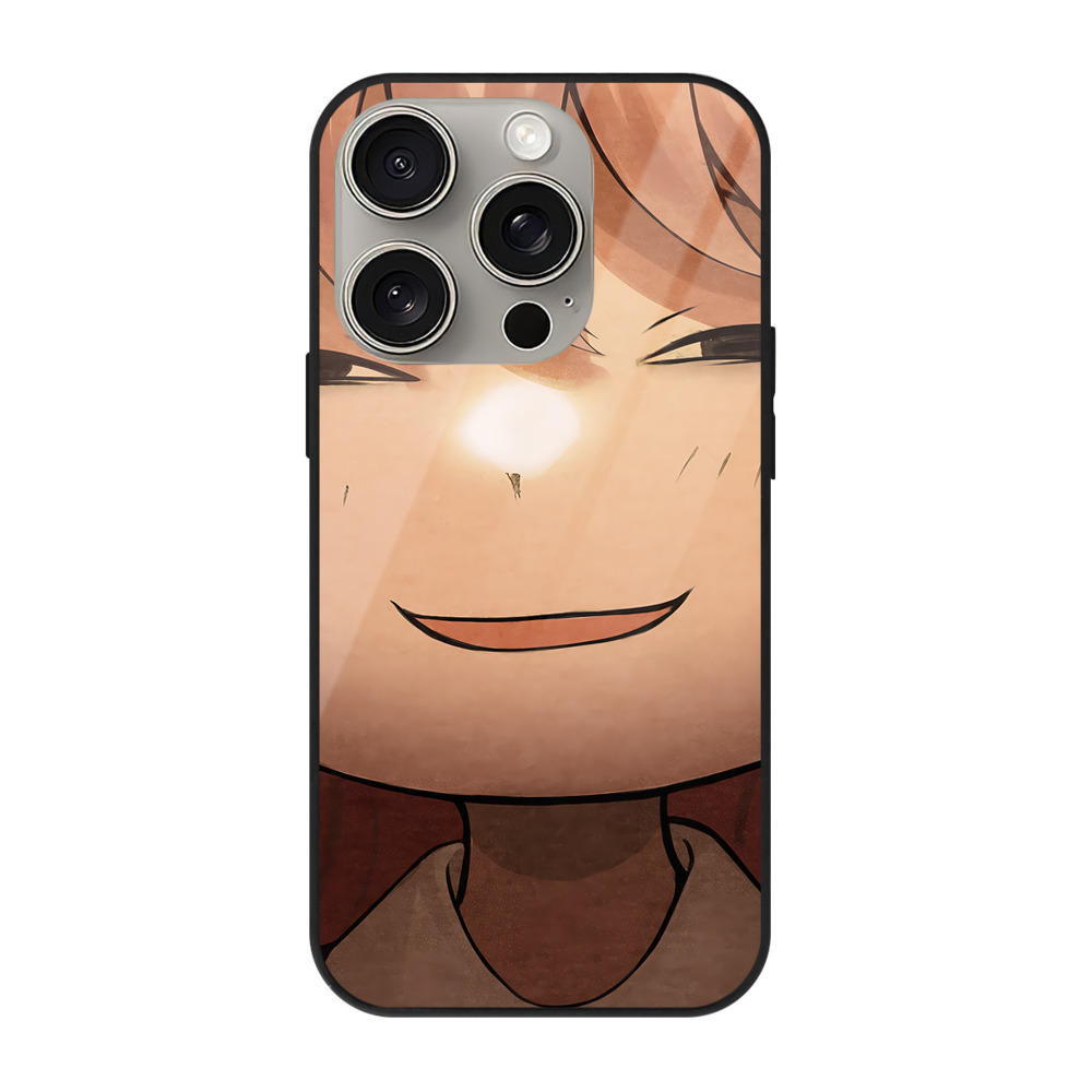 （画像用） SPY×FAMILY间谍家家酒 【iPhone15Pro対応】スマホケース 耐衝撃＆黄変防止 背面ガラス