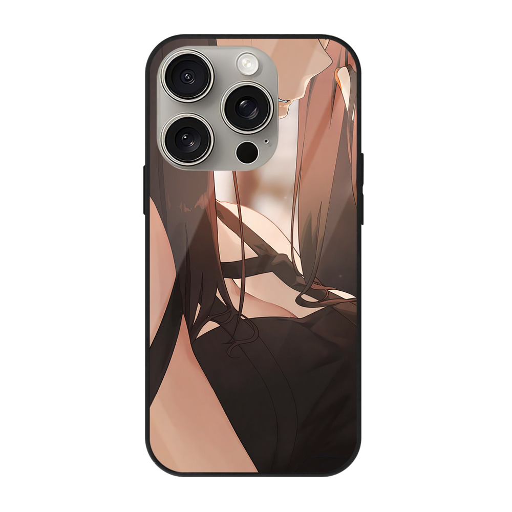 （画像用） SPY×FAMILY间谍家家酒 【iPhone15Pro対応】スマホケース 耐衝撃＆黄変防止 背面ガラス