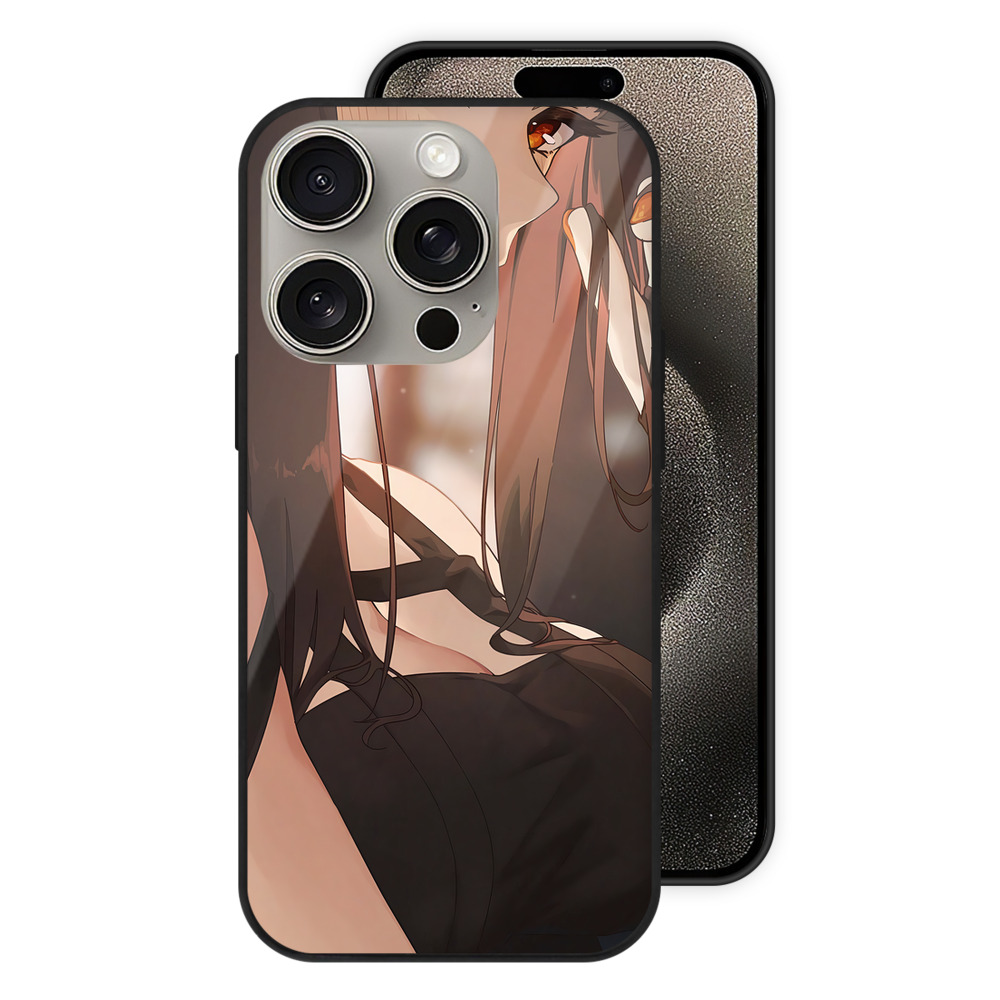 （画像用） SPY×FAMILY间谍家家酒 【iPhone15Pro対応】スマホケース 耐衝撃＆黄変防止 背面ガラス