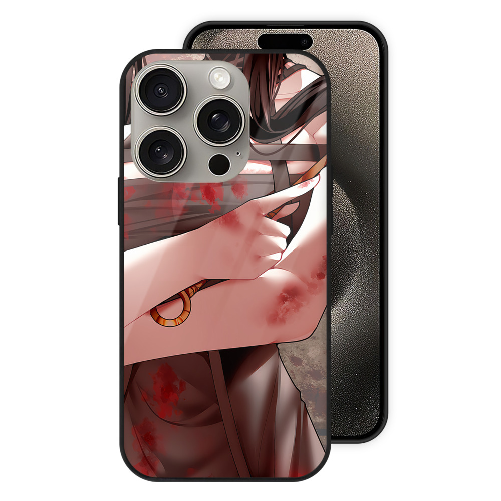 （画像用） SPY×FAMILY间谍家家酒 【iPhone15Pro対応】スマホケース 耐衝撃＆黄変防止 背面ガラス
