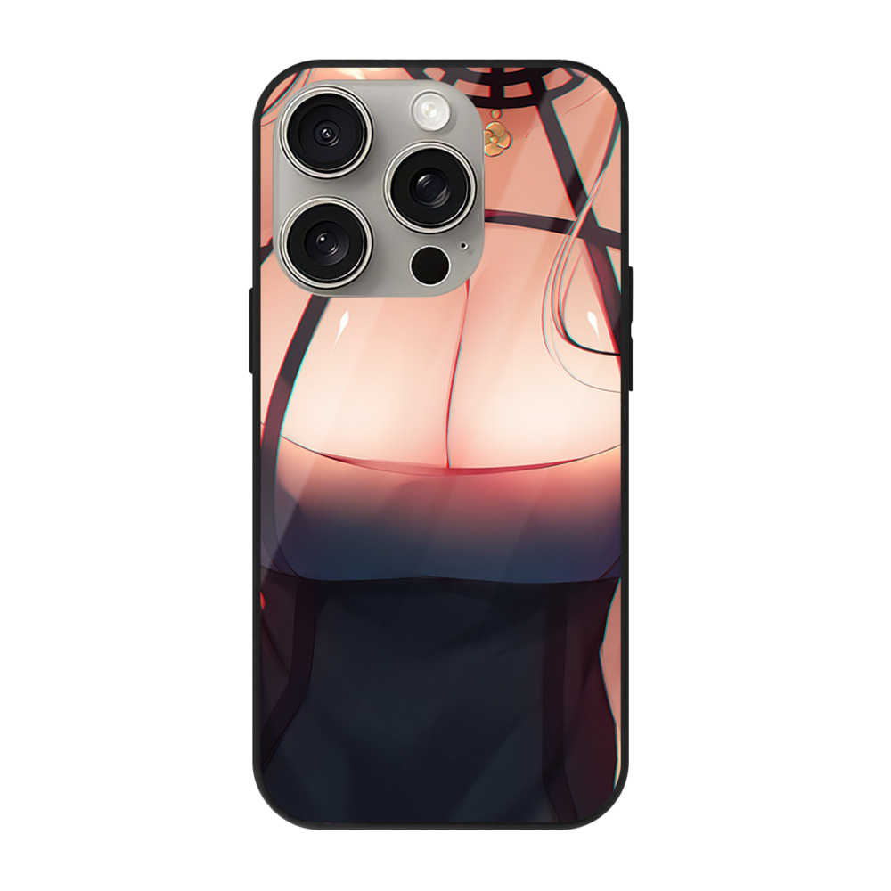 （画像用） SPY×FAMILY间谍家家酒 【iPhone15Pro対応】スマホケース 耐衝撃＆黄変防止 背面ガラス