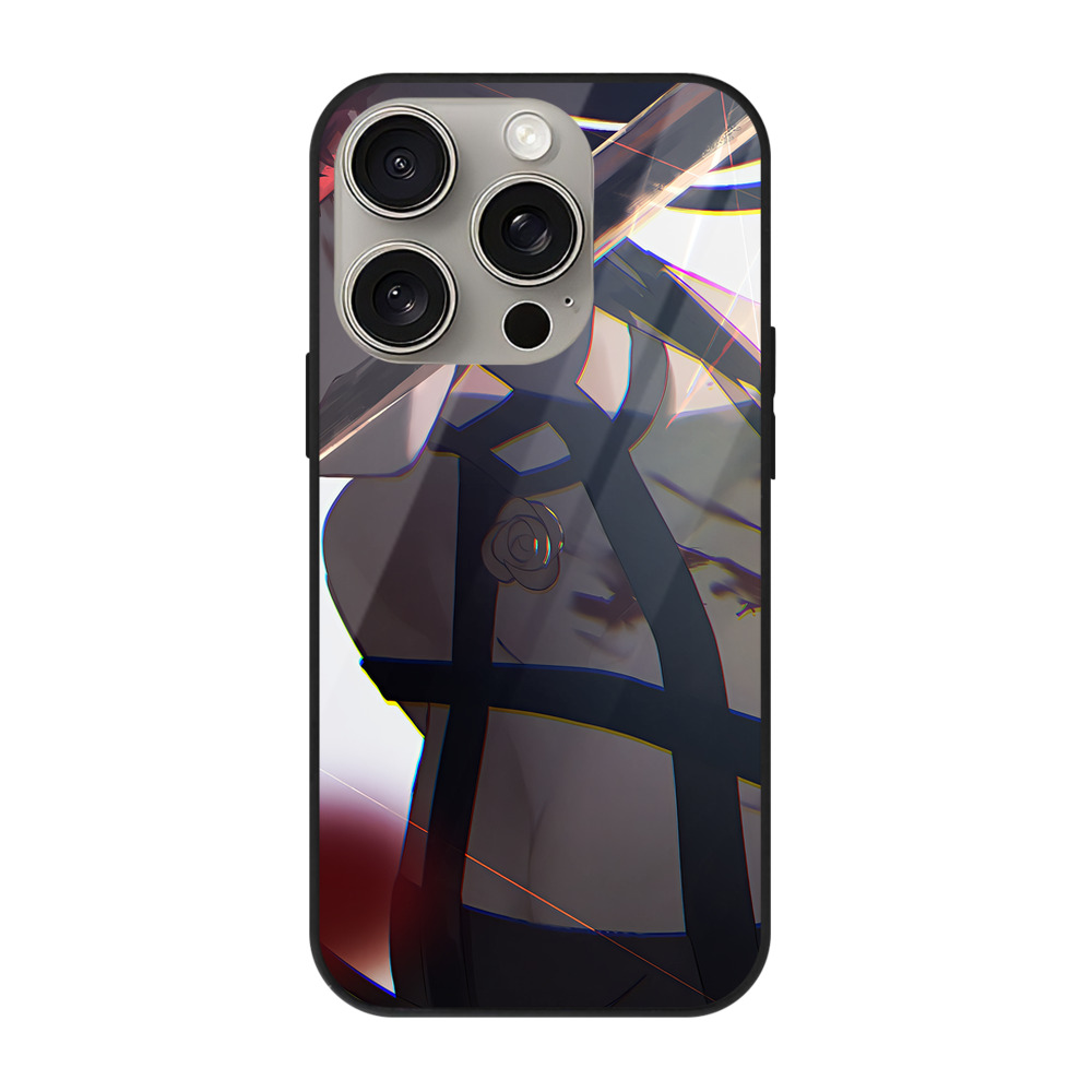 （画像用） SPY×FAMILY间谍家家酒 【iPhone15Pro対応】スマホケース 耐衝撃＆黄変防止 背面ガラス