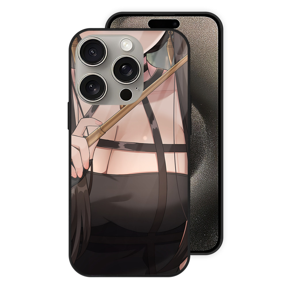 （画像用） SPY×FAMILY间谍家家酒 【iPhone15Pro対応】スマホケース 耐衝撃＆黄変防止 背面ガラス