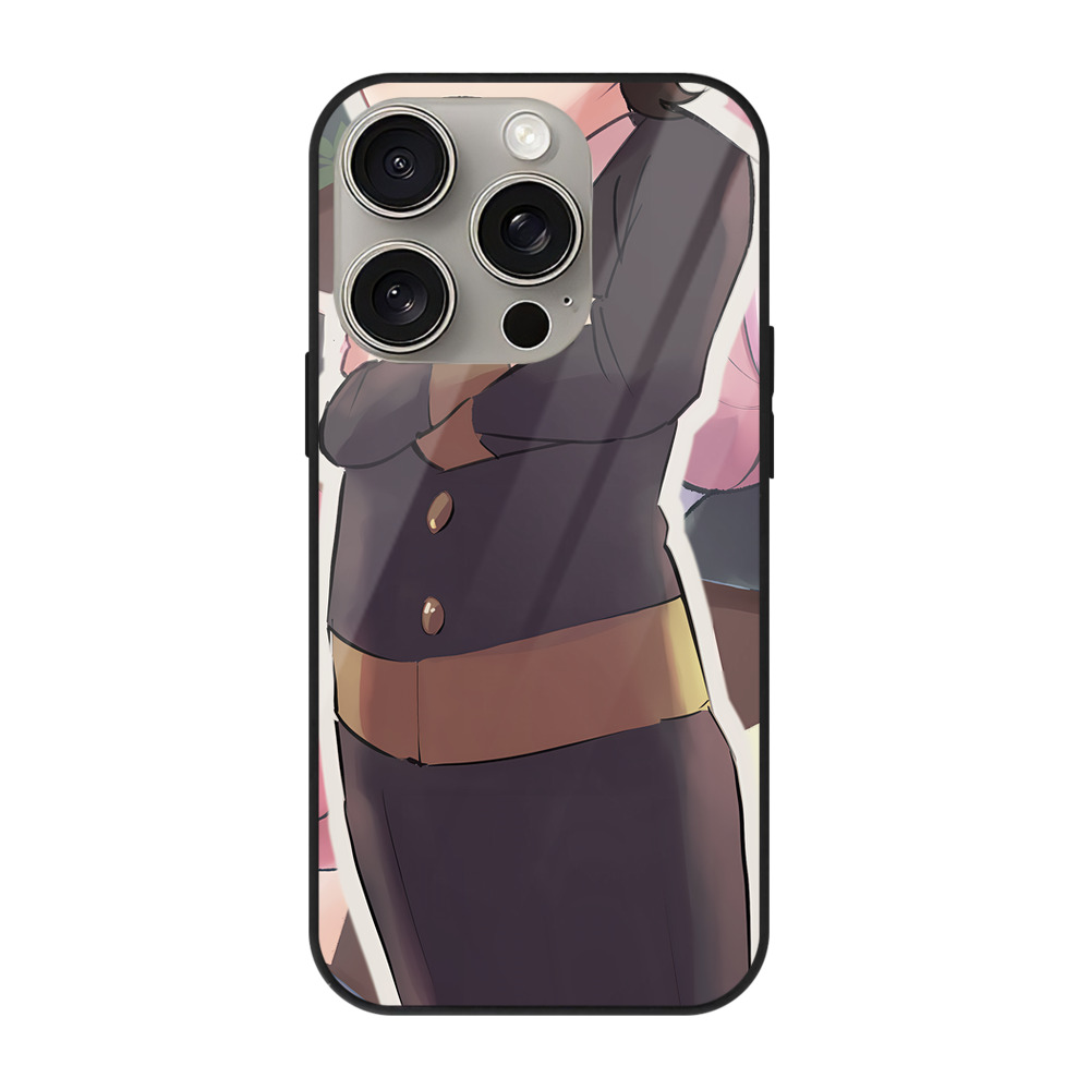 （画像用） SPY×FAMILY间谍家家酒 【iPhone15Pro対応】スマホケース 耐衝撃＆黄変防止 背面ガラス