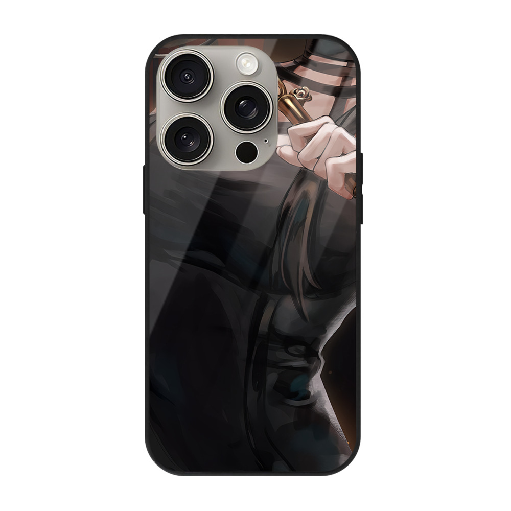 （画像用） SPY×FAMILY间谍家家酒 【iPhone15Pro対応】スマホケース 耐衝撃＆黄変防止 背面ガラス