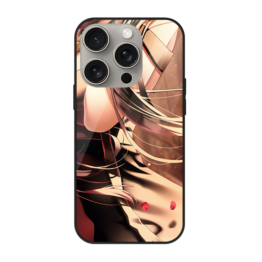 （画像用） SPY×FAMILY间谍家家酒 【iPhone15Pro対応】スマホケース 耐衝撃＆黄変防止 背面ガラス