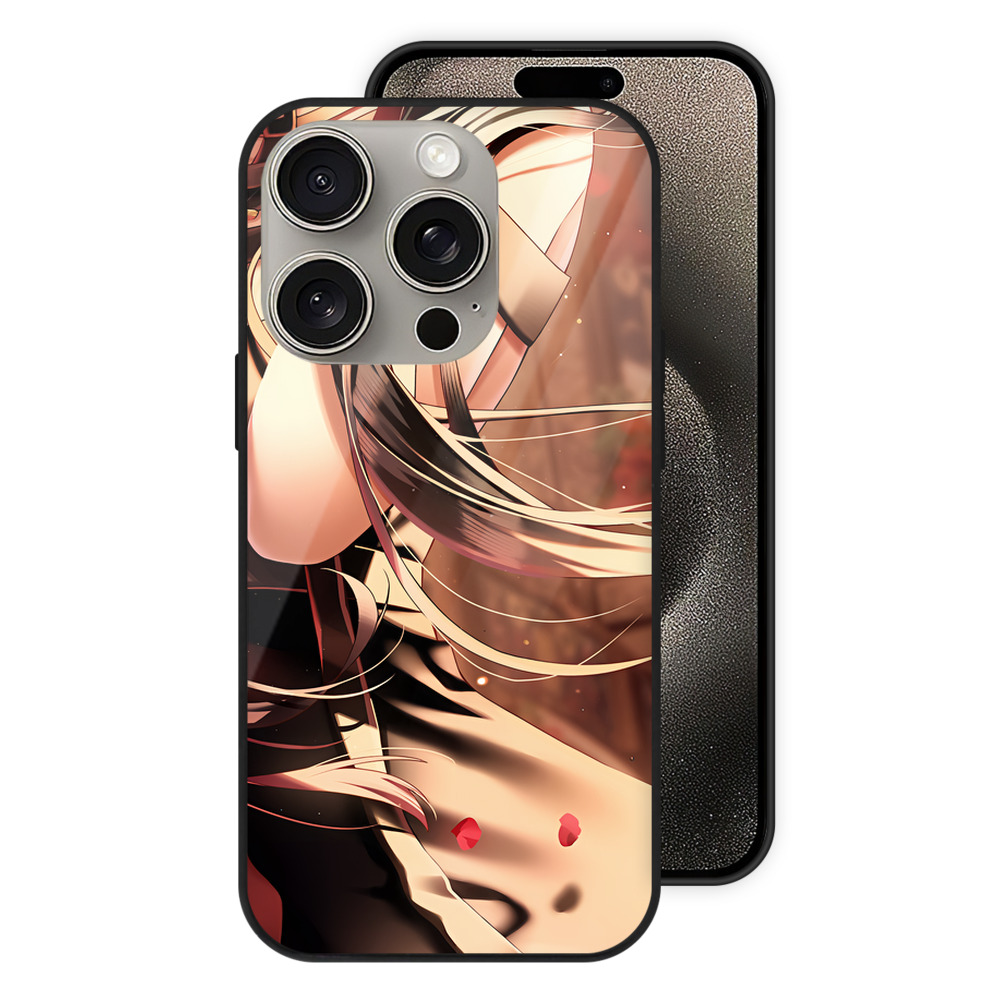 （画像用） SPY×FAMILY间谍家家酒 【iPhone15Pro対応】スマホケース 耐衝撃＆黄変防止 背面ガラス