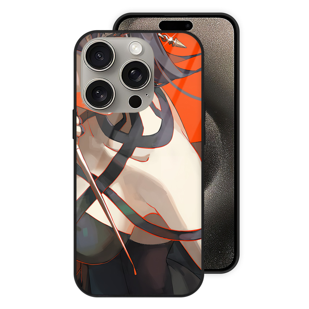 （画像用） SPY×FAMILY间谍家家酒 【iPhone15Pro対応】スマホケース 耐衝撃＆黄変防止 背面ガラス