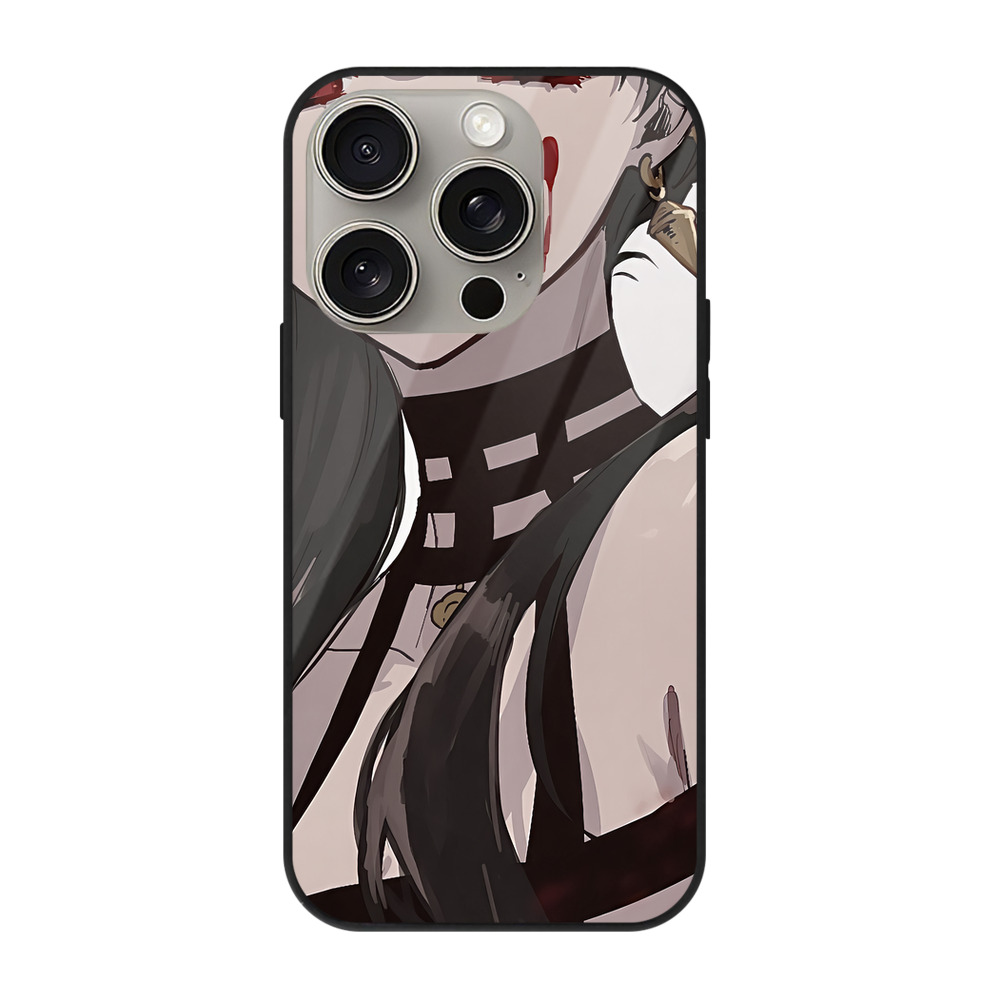 （画像用） SPY×FAMILY间谍家家酒 【iPhone15Pro対応】スマホケース 耐衝撃＆黄変防止 背面ガラス