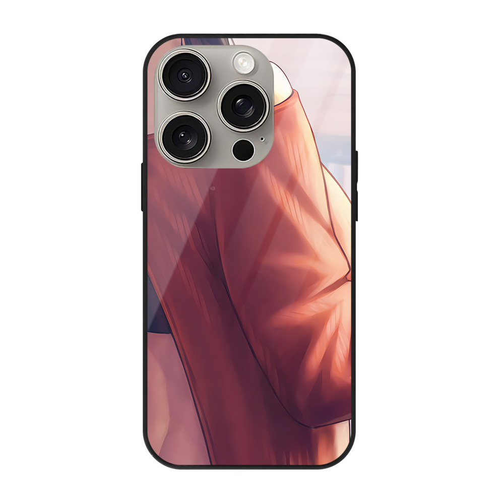 （画像用） SPY×FAMILY间谍家家酒 【iPhone15Pro対応】スマホケース 耐衝撃＆黄変防止 背面ガラス